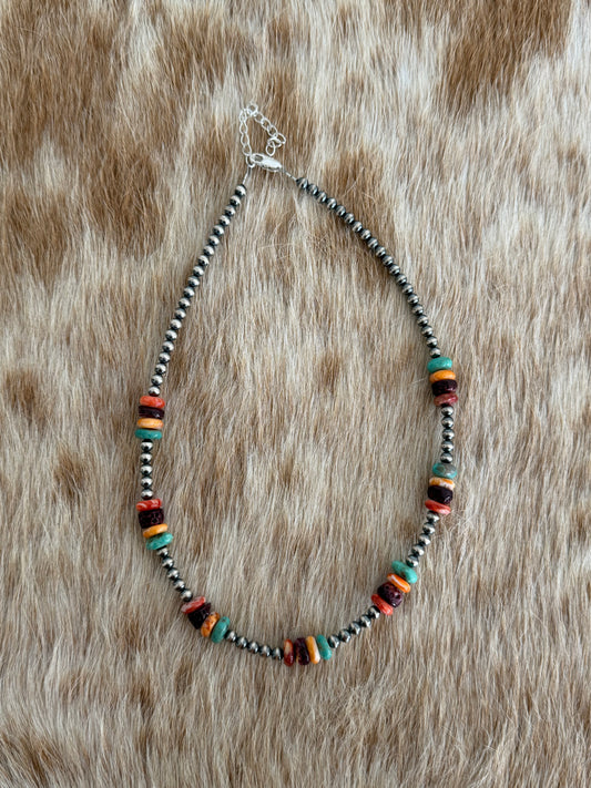 15.75" Multicolor Necklace