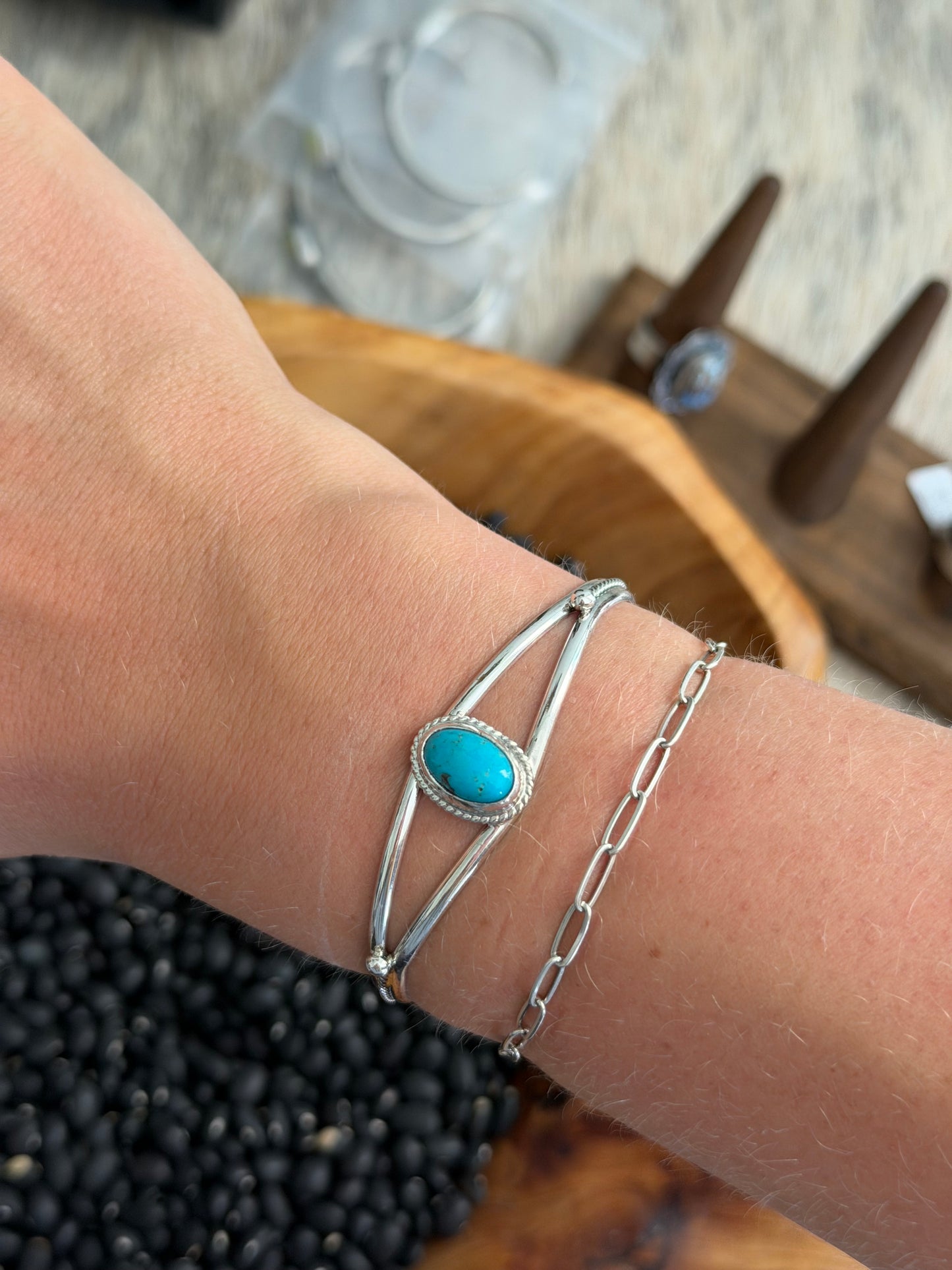 Kingman Turquoise Cuff