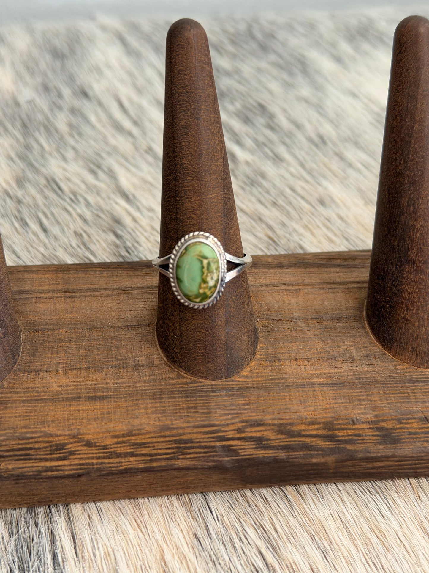 Size 9 Sonoran Gold Turquoise Ring