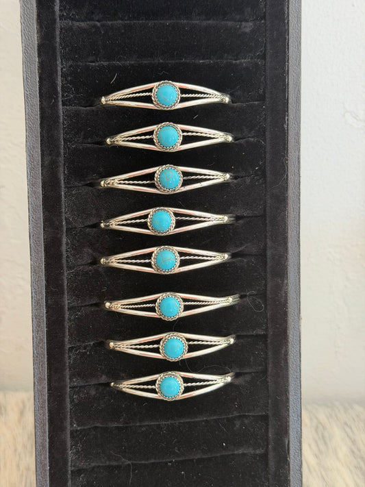 Dainty Kingman Turquoise Cuff