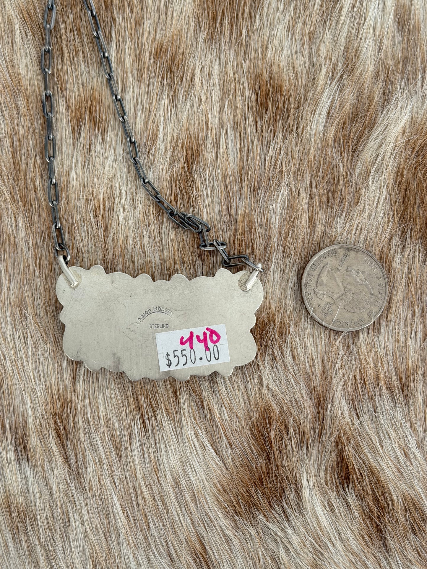 White Buffalo Cluster Necklace
