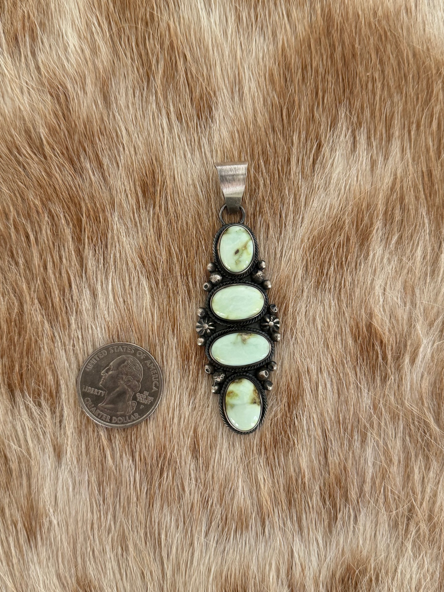 Palomino Variscite Drop Pendant