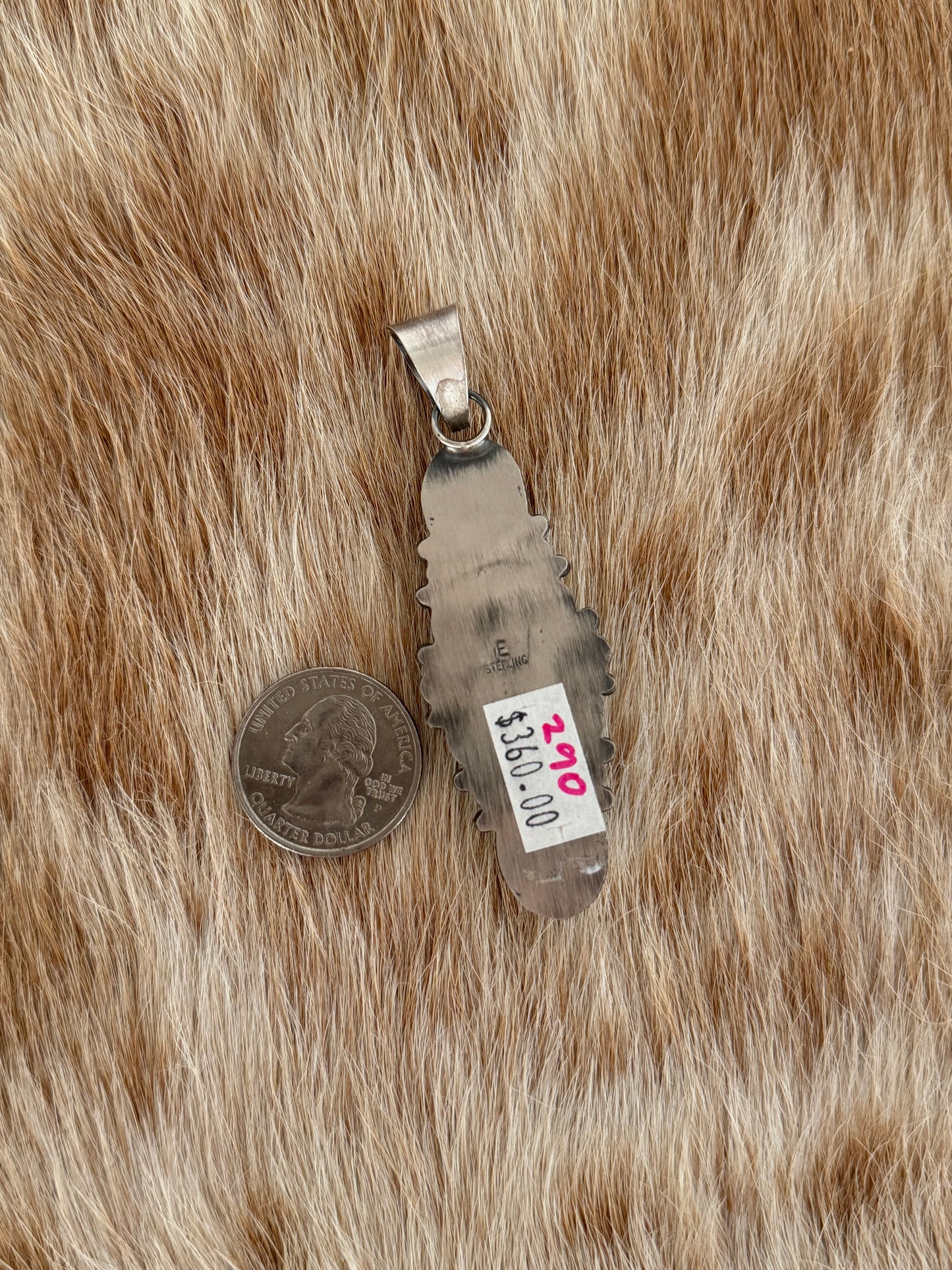 Palomino Variscite Drop Pendant