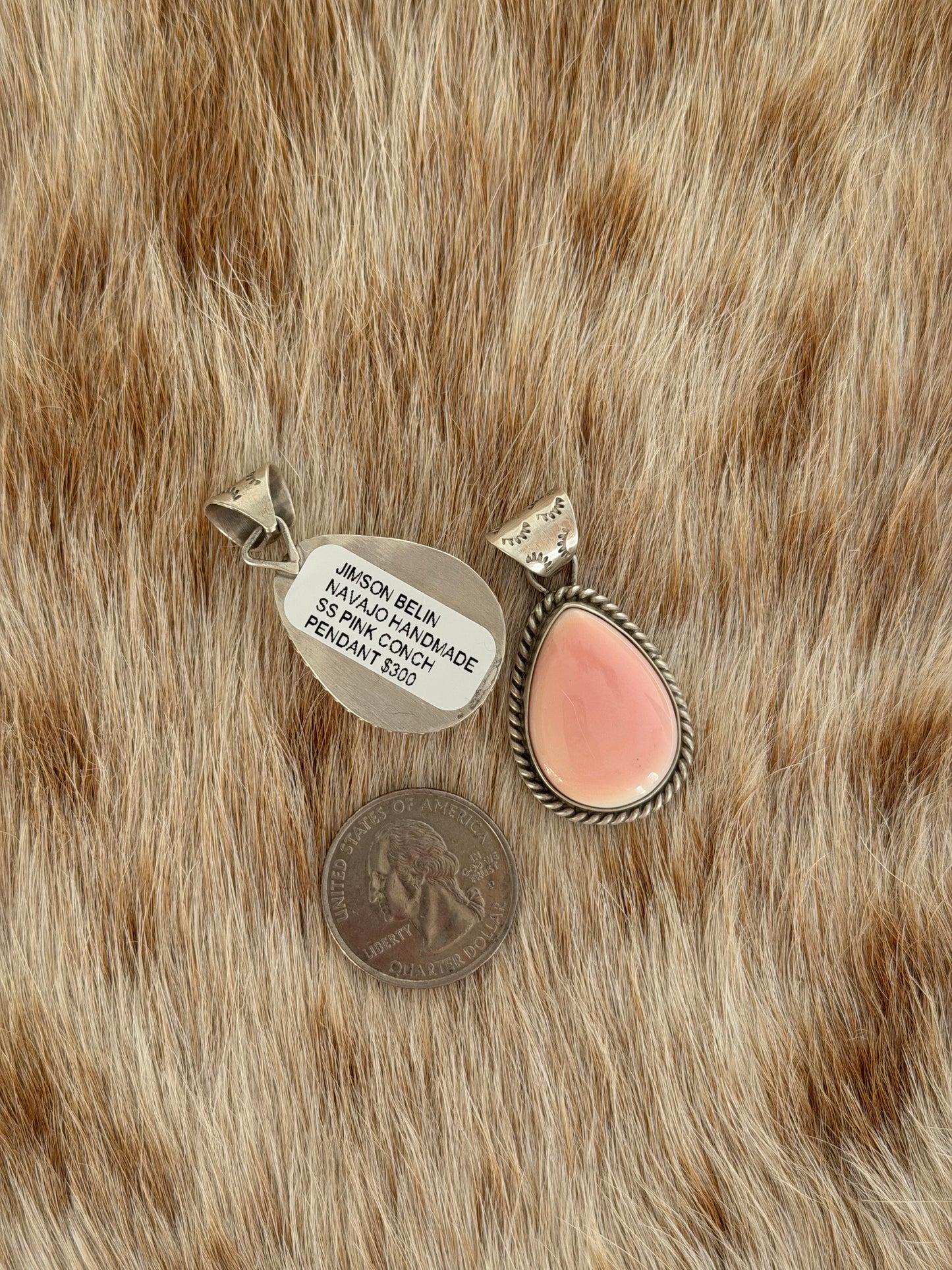 Pink Conch Pendant
