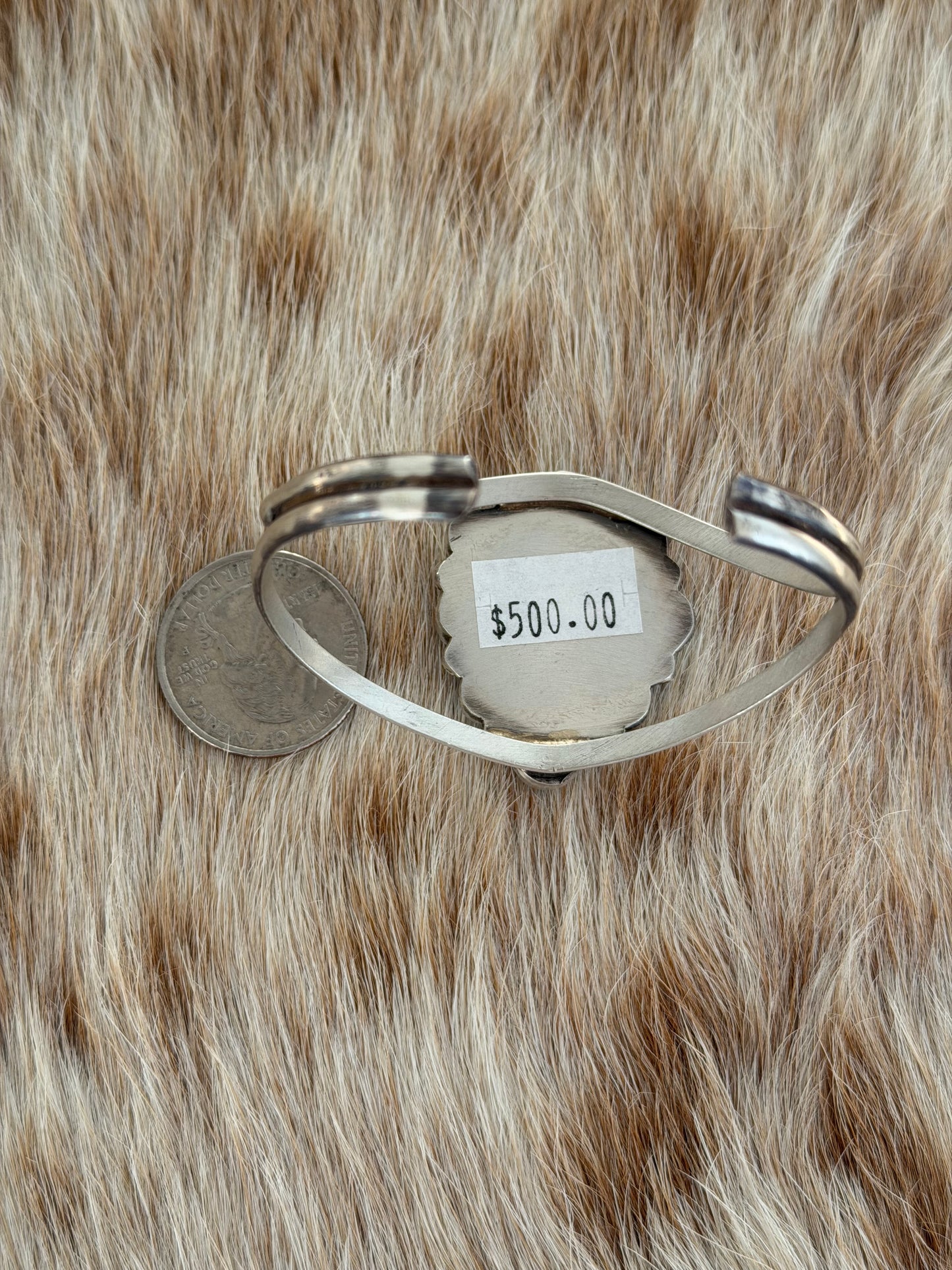 Golden Hills Turquoise Cluster Cuff