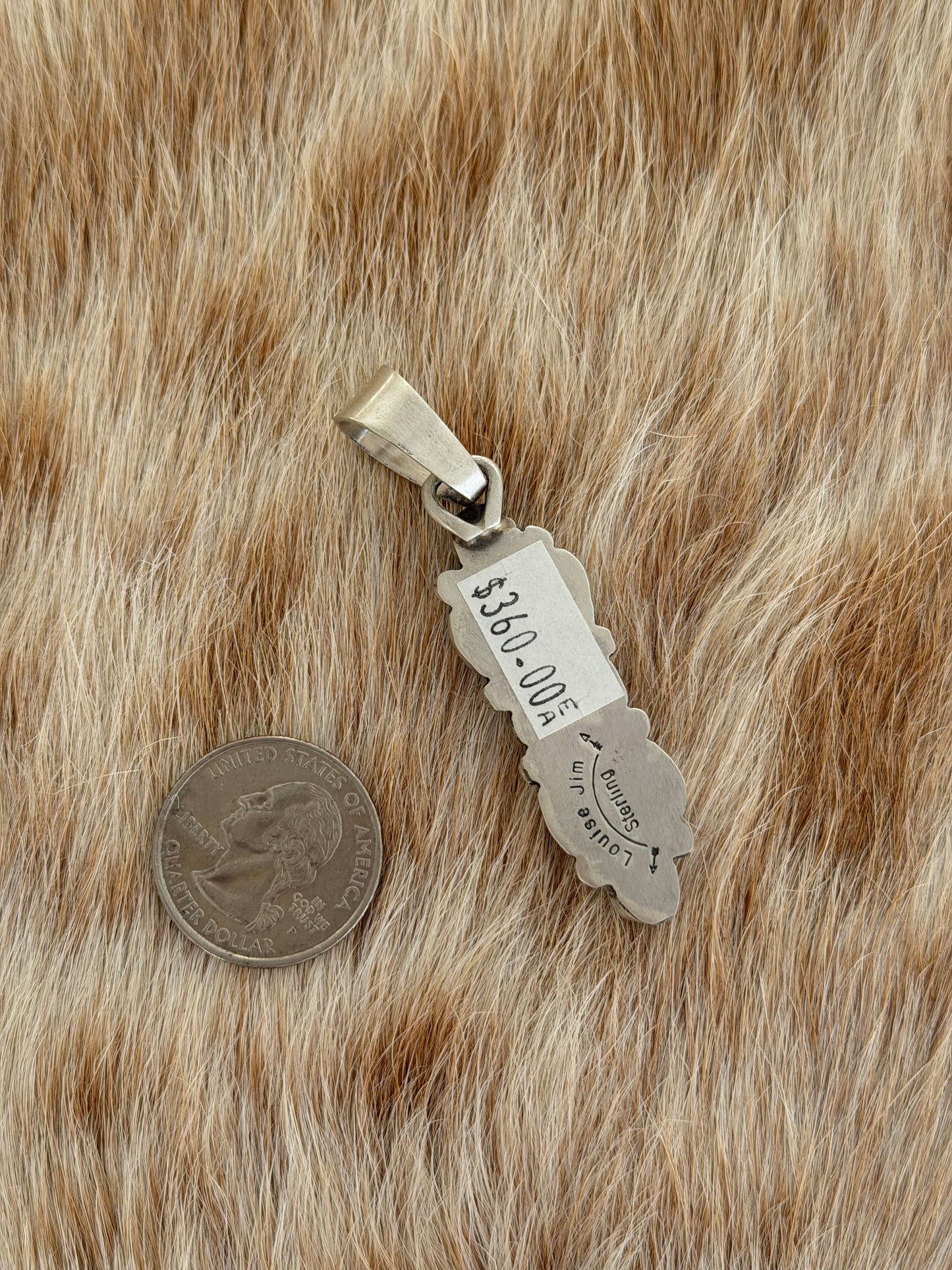 Golden Hills Turquoise Cluster Pendant