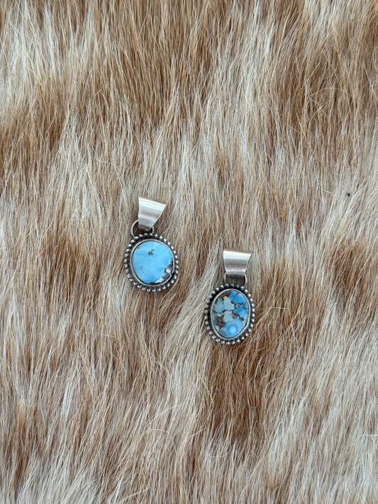 Golden Hills Turquoise Pendant