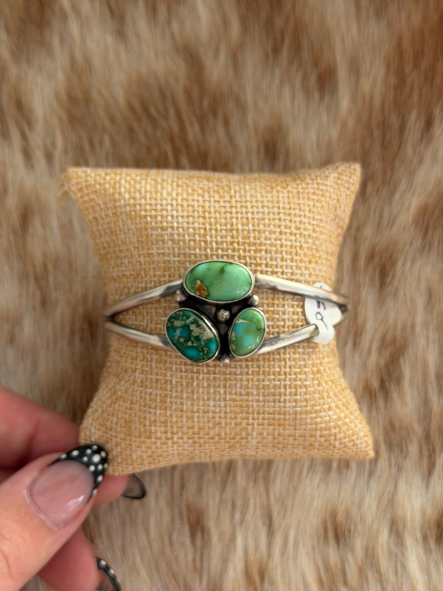 Sonoran Gold Turquoise Cluster Cuff