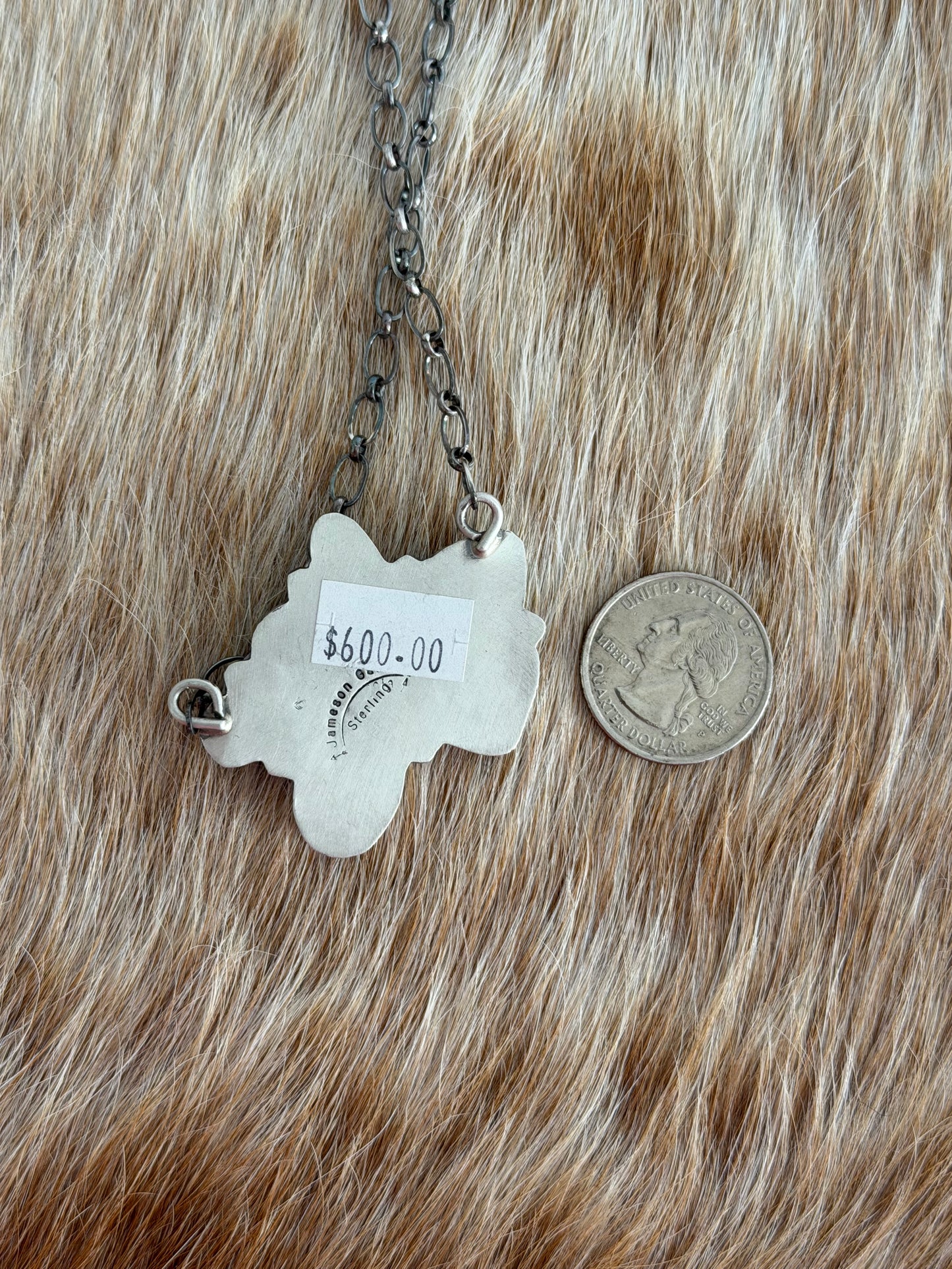 Turquoise Cluster Necklace