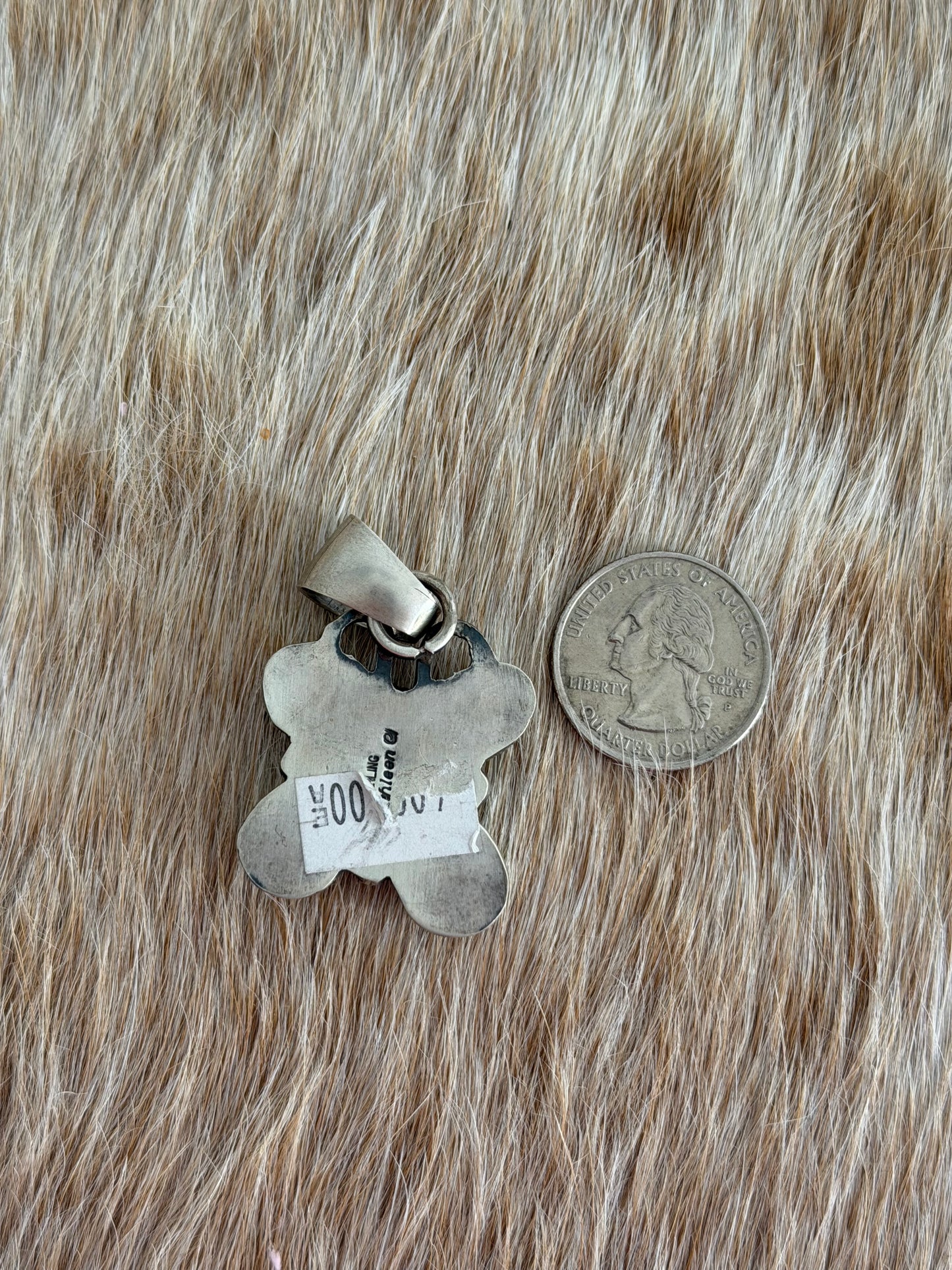 Turquoise Butterfly Cluster Pendant