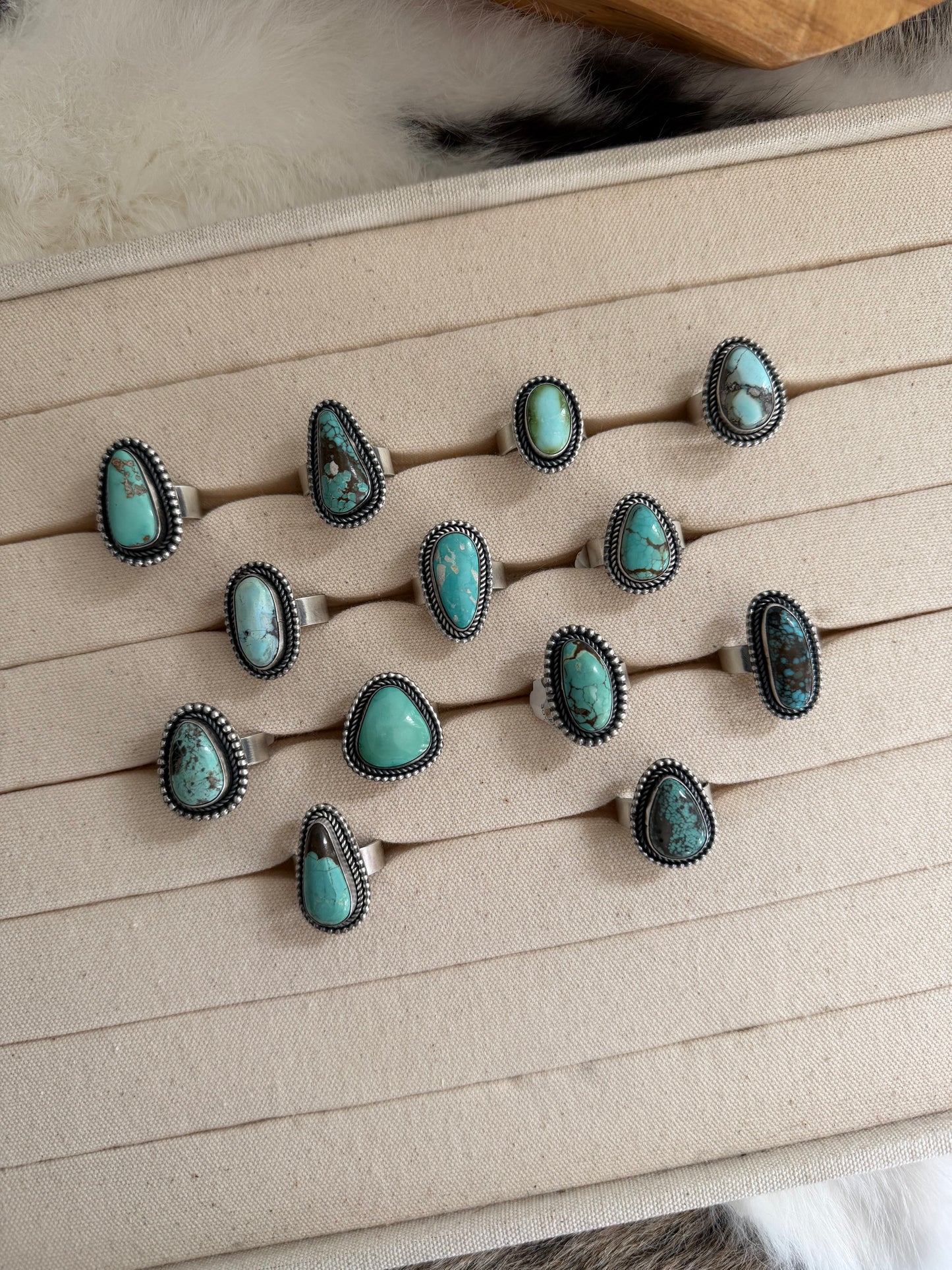 Adjustable Turquoise Ring