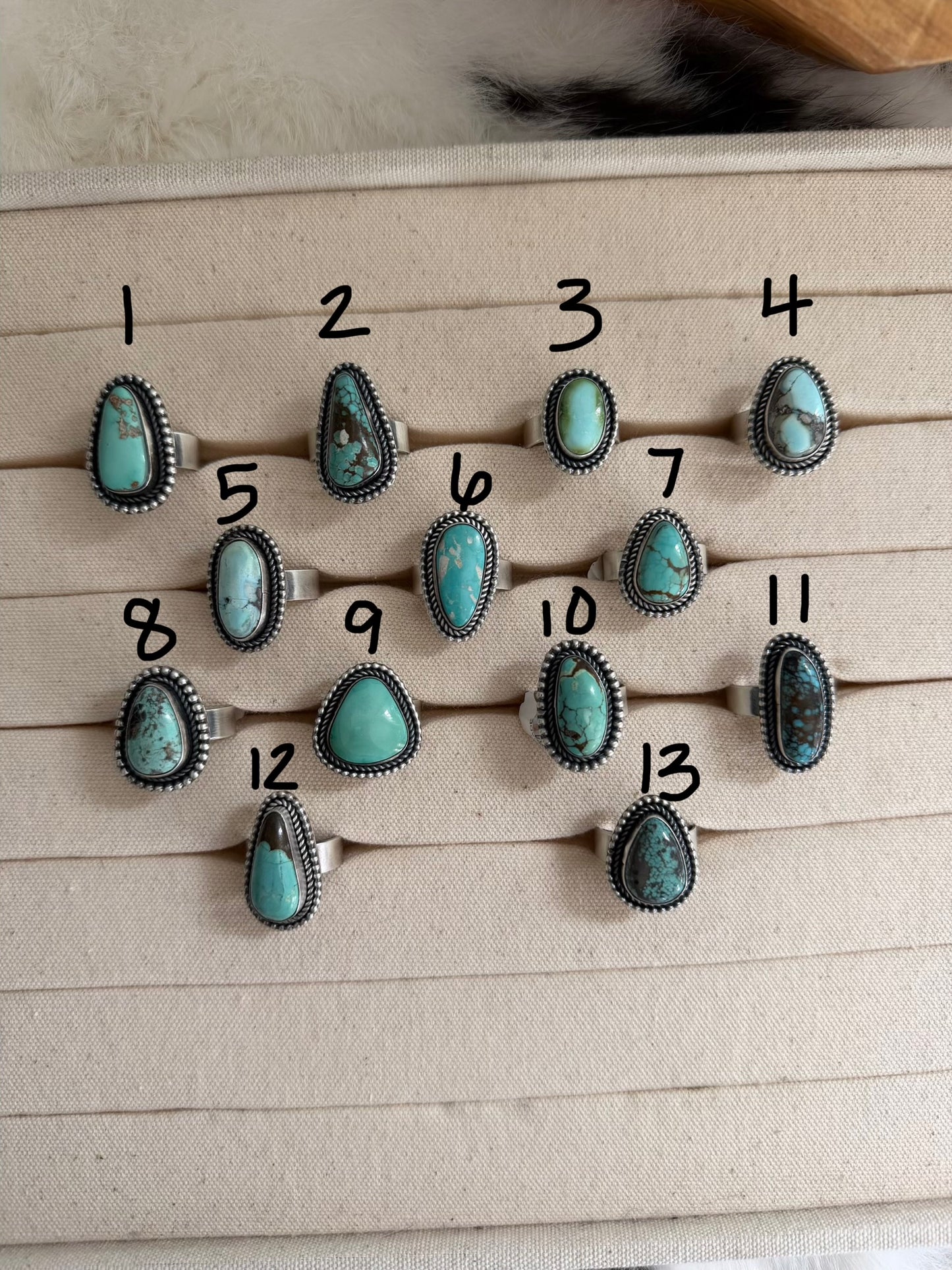 Adjustable Turquoise Ring