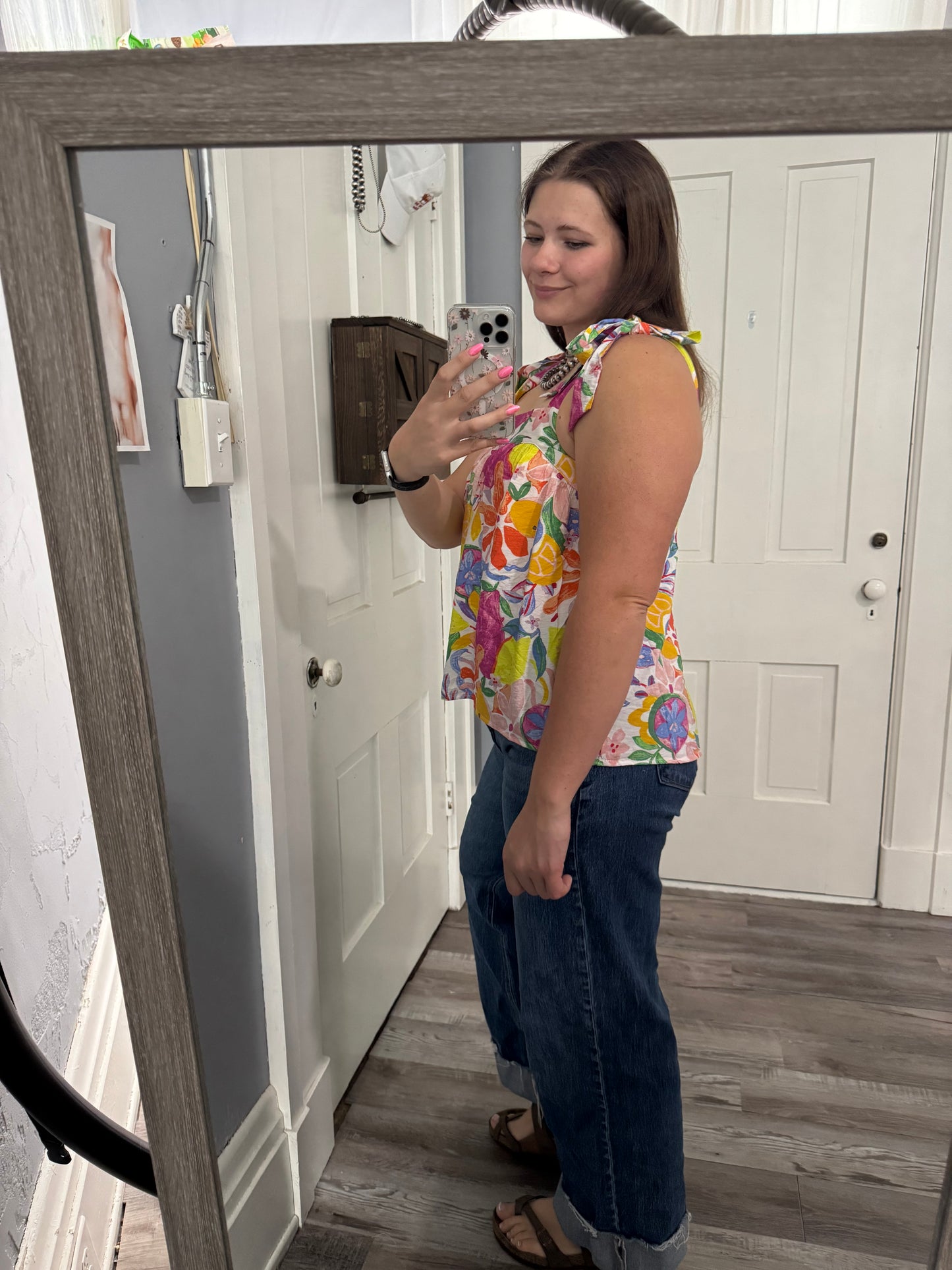 Bright Floral Summer Tank