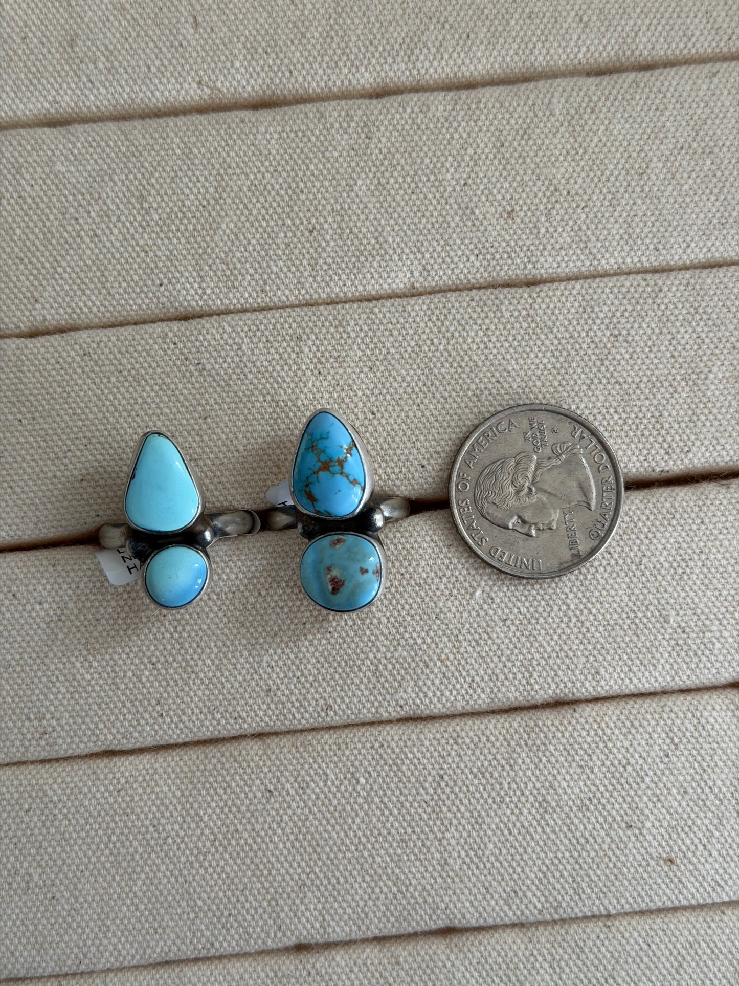 Size 8.5 Golden Hills Turquoise Ring