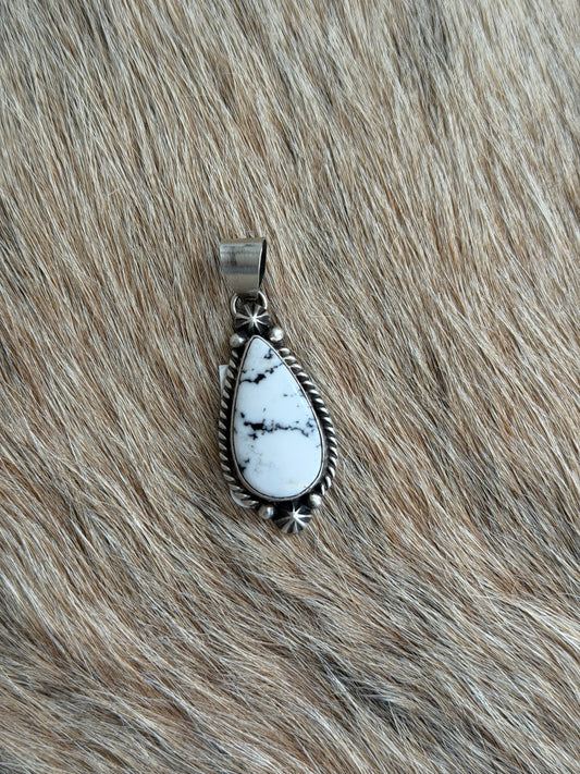 White Buffalo Pendant