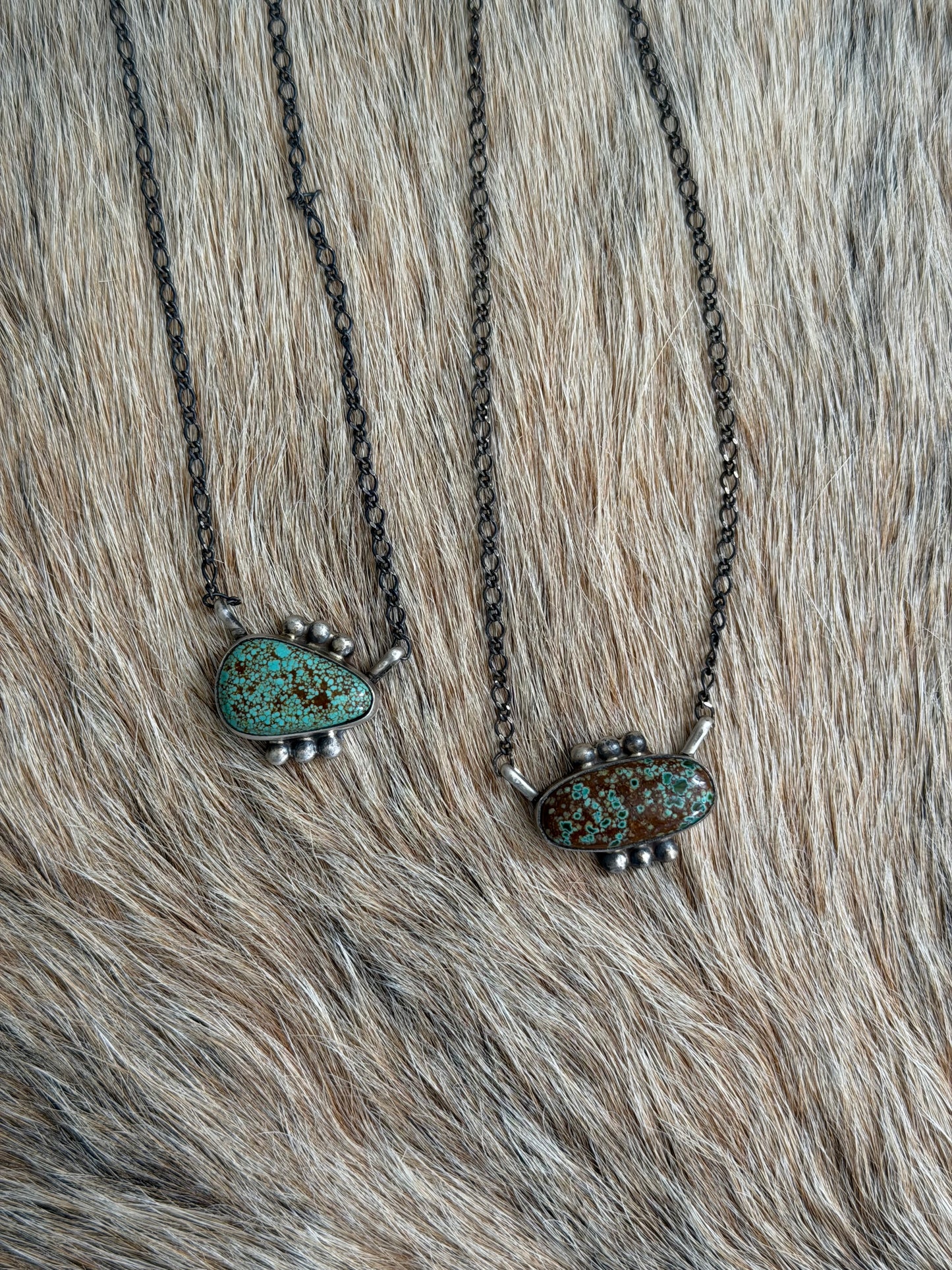 #8 Turquoise Bar Necklace