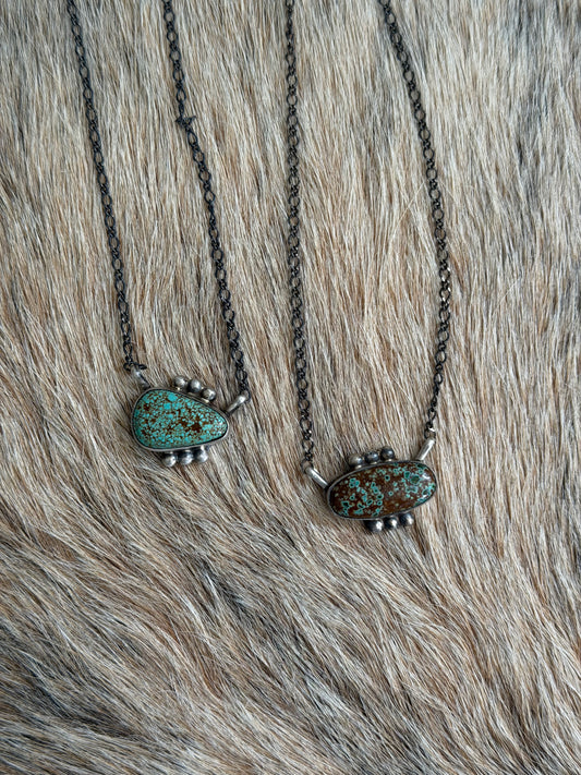 #8 Turquoise Bar Necklace