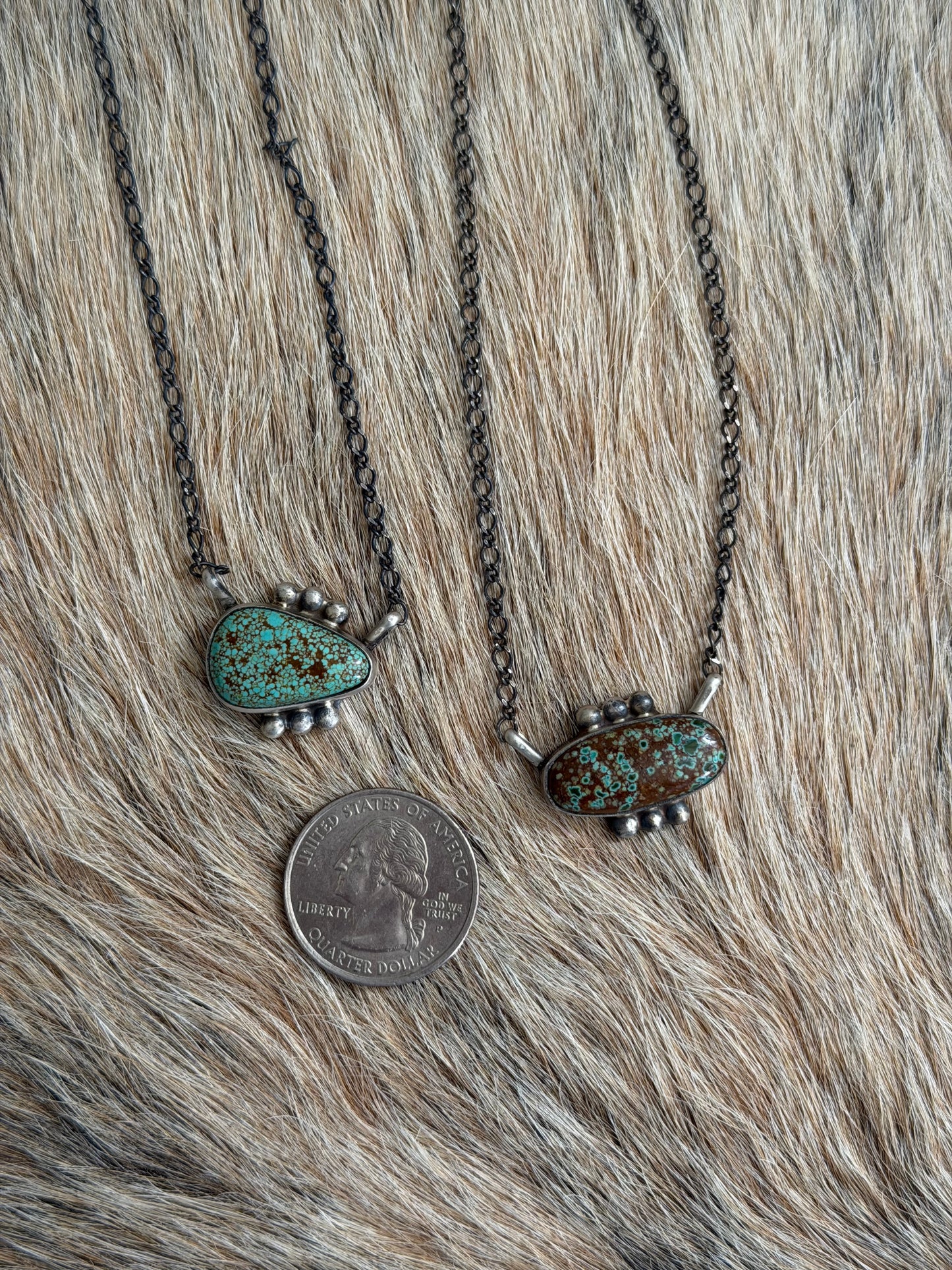 #8 Turquoise Bar Necklace