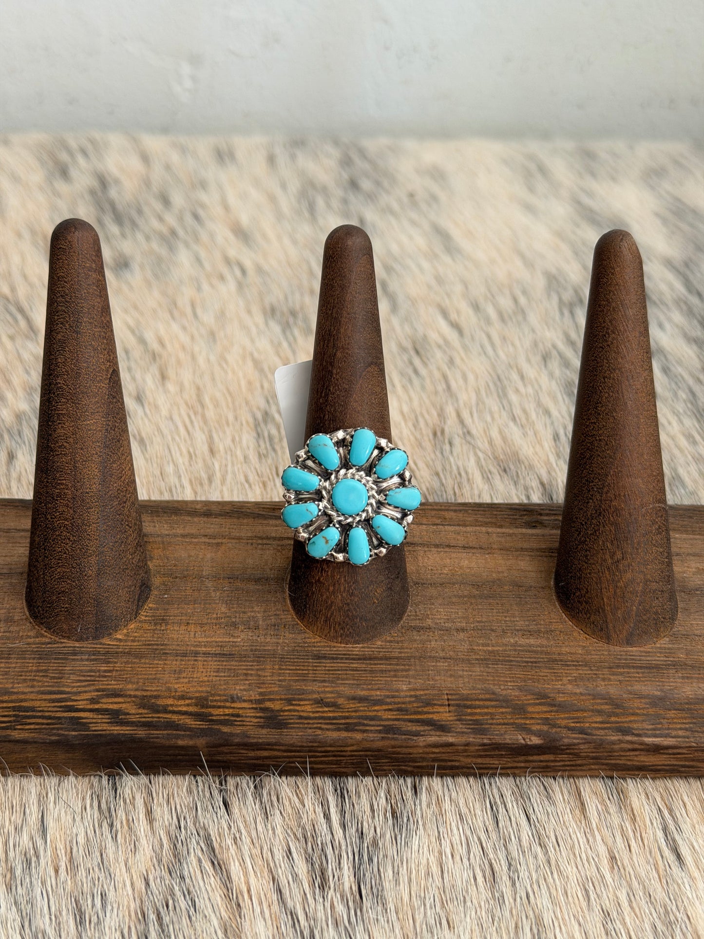 Turquoise Cluster Ring