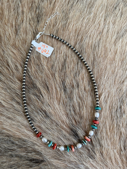 15" 4th of July Necklace