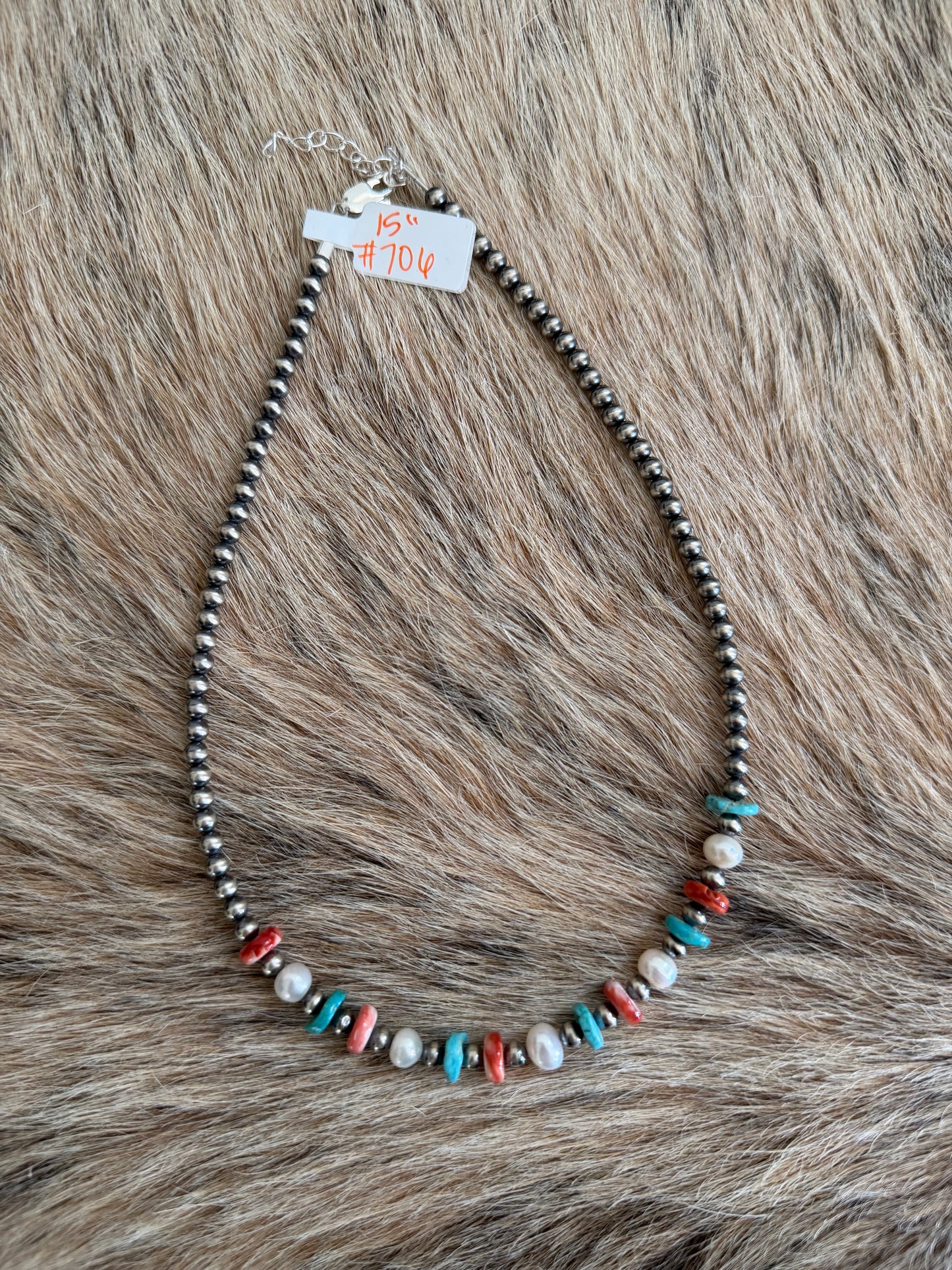 15" 4th of July Necklace