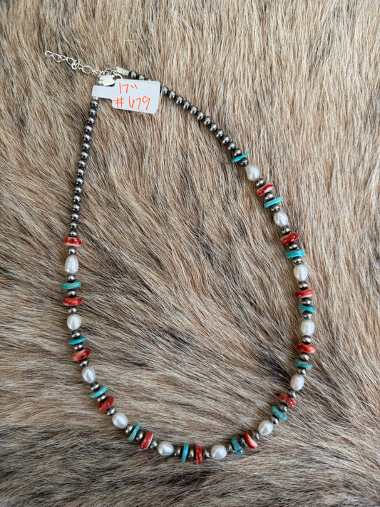 17" 4th of July Necklace