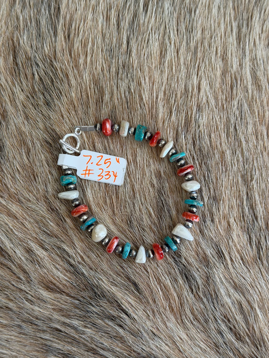 7.25" 4th of July Bracelet