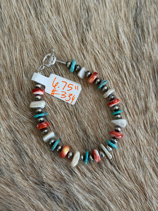 6.75" 4th of July Bracelet