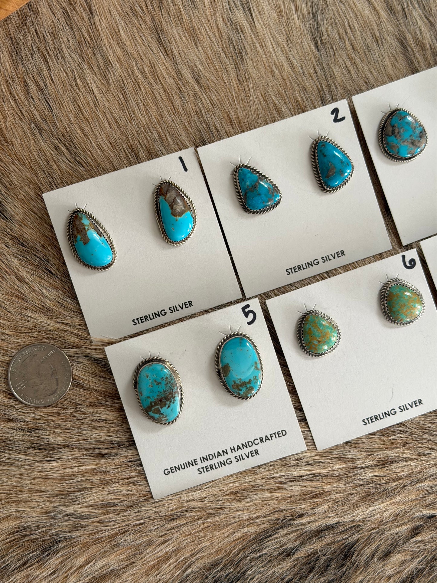 Kingman Turquoise Earrings