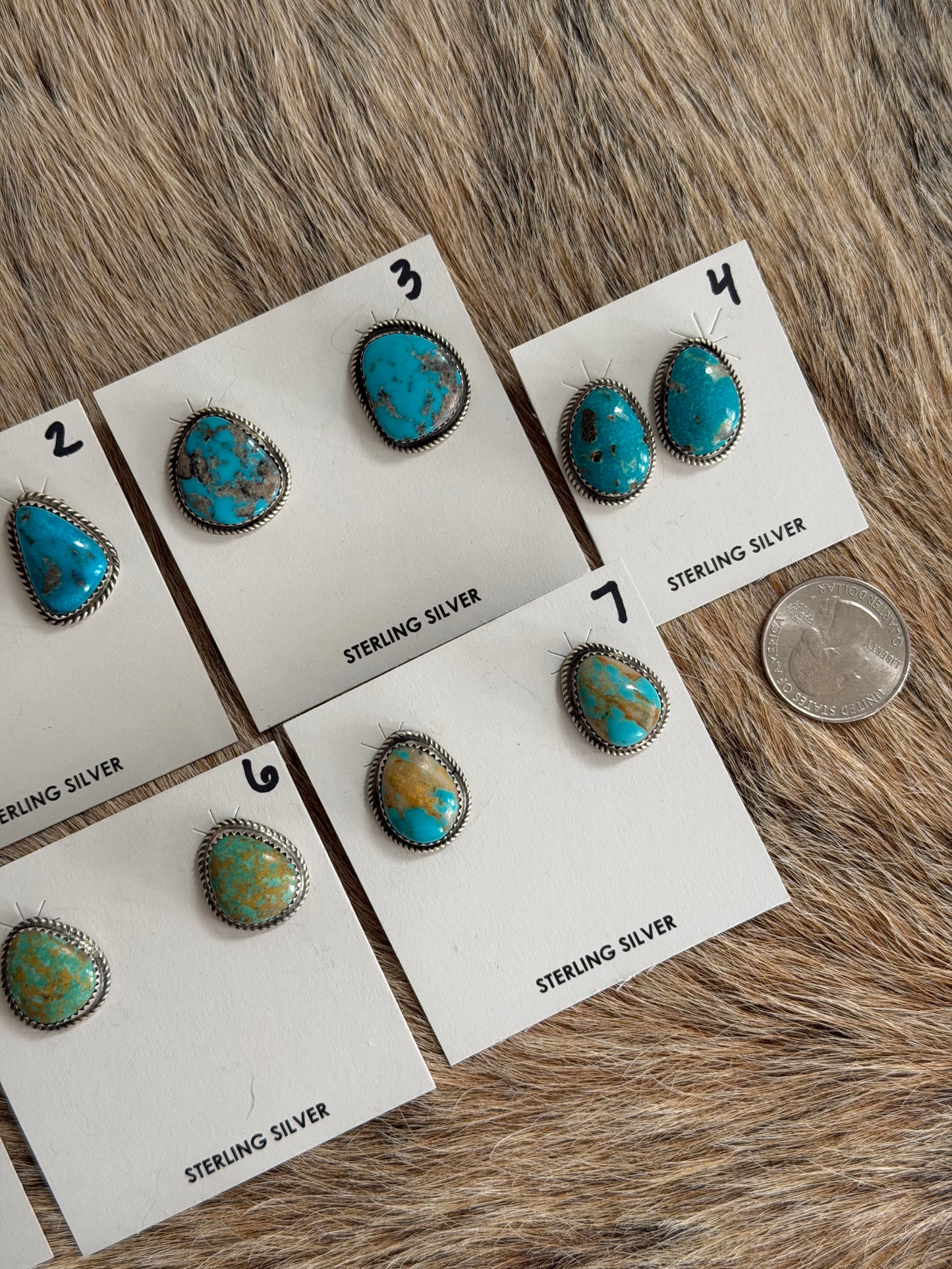 Kingman Turquoise Earrings