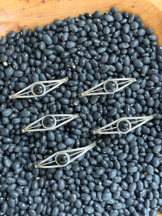 Black Onyx Dainty Cuff