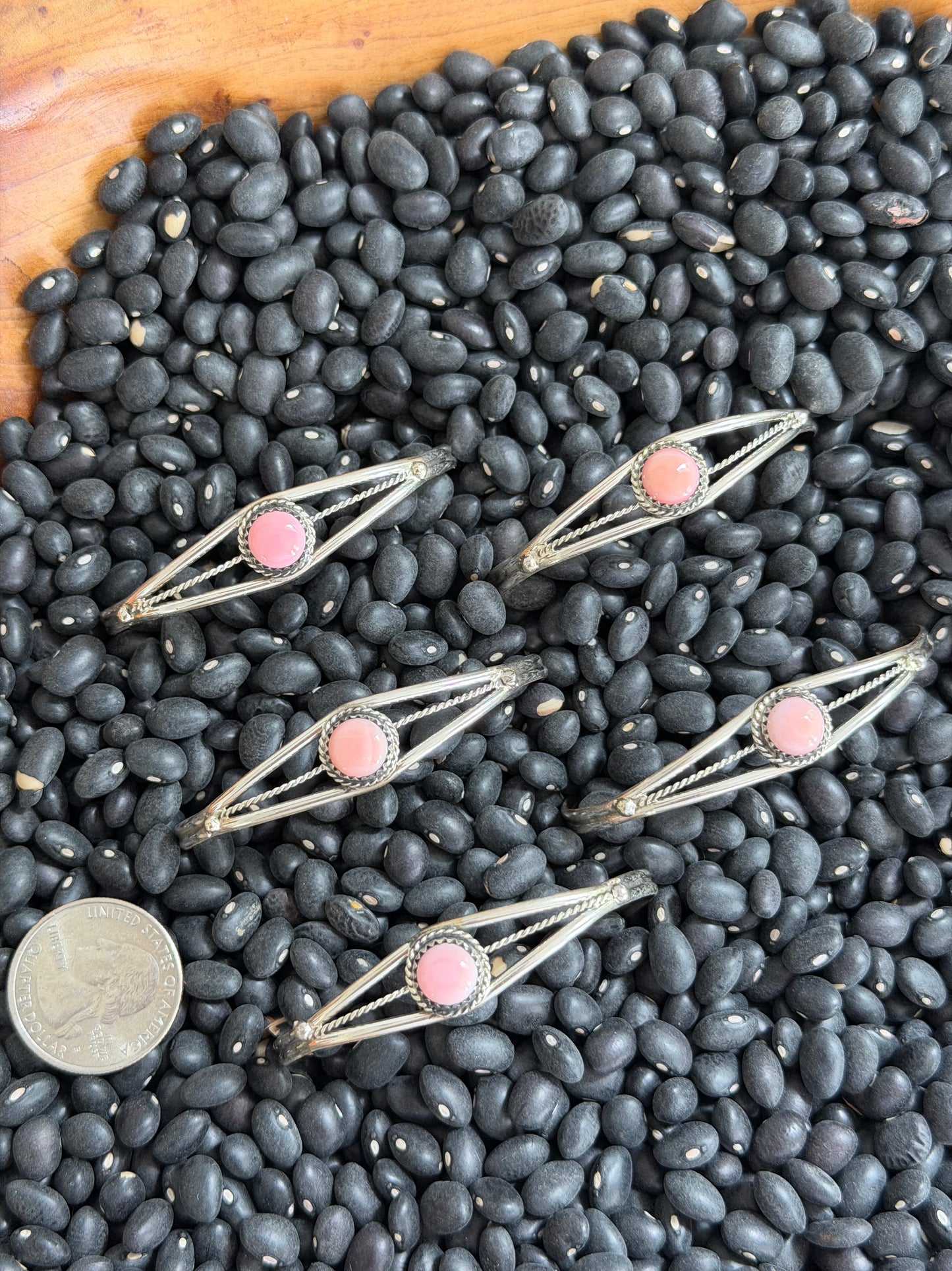 Pink Conch Dainty Cuff