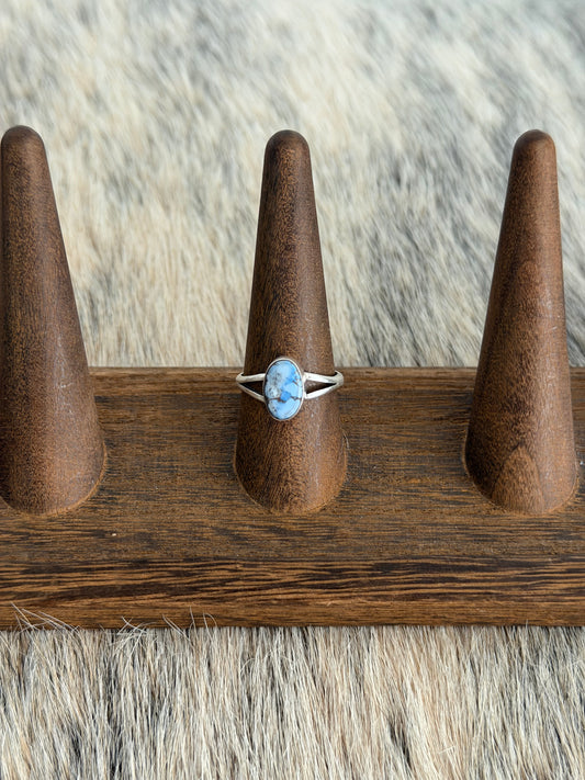 Size 9 Golden Hills Turquoise Ring