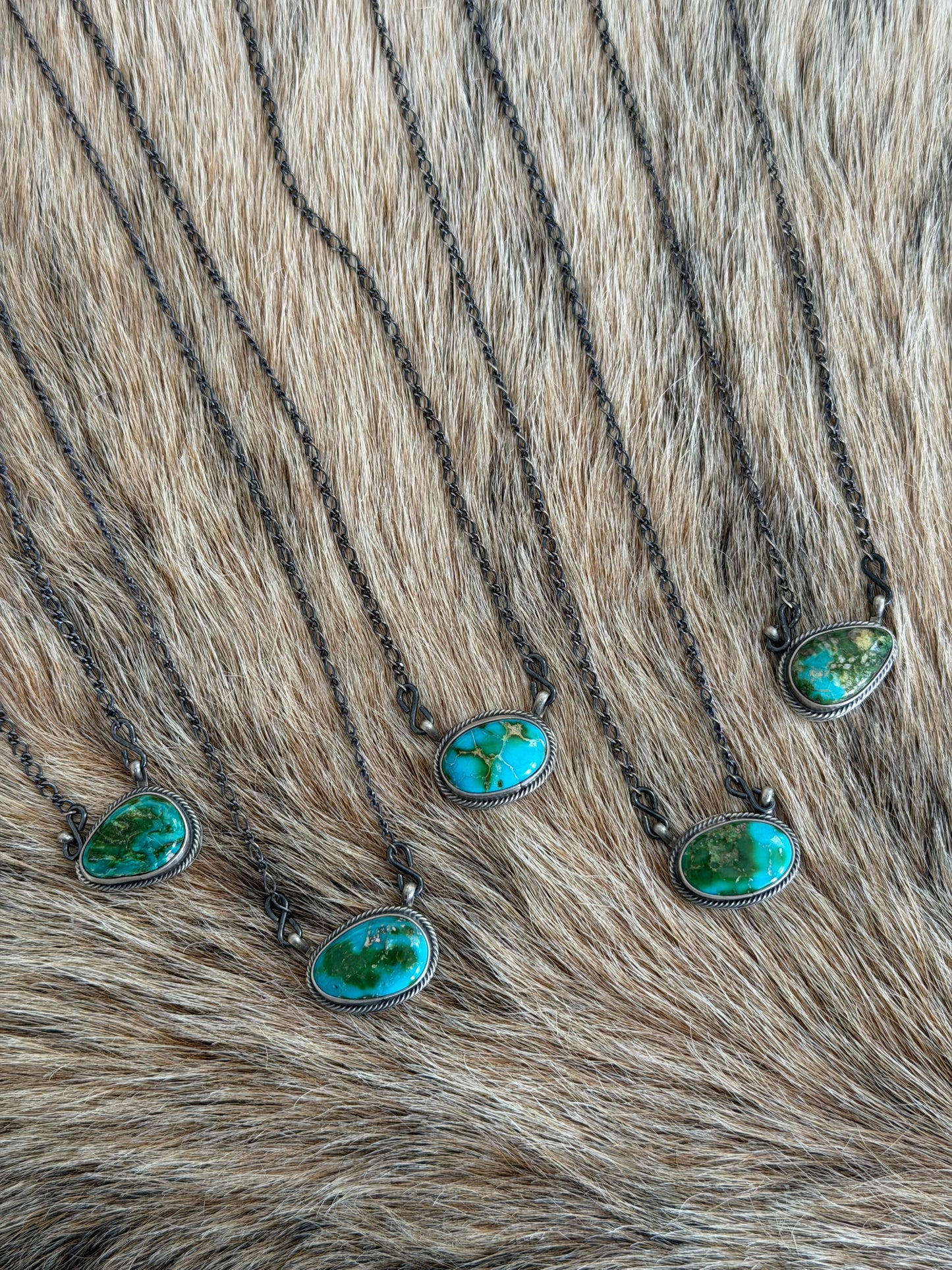 Sonoran Gold Turquoise Single Stone Necklace