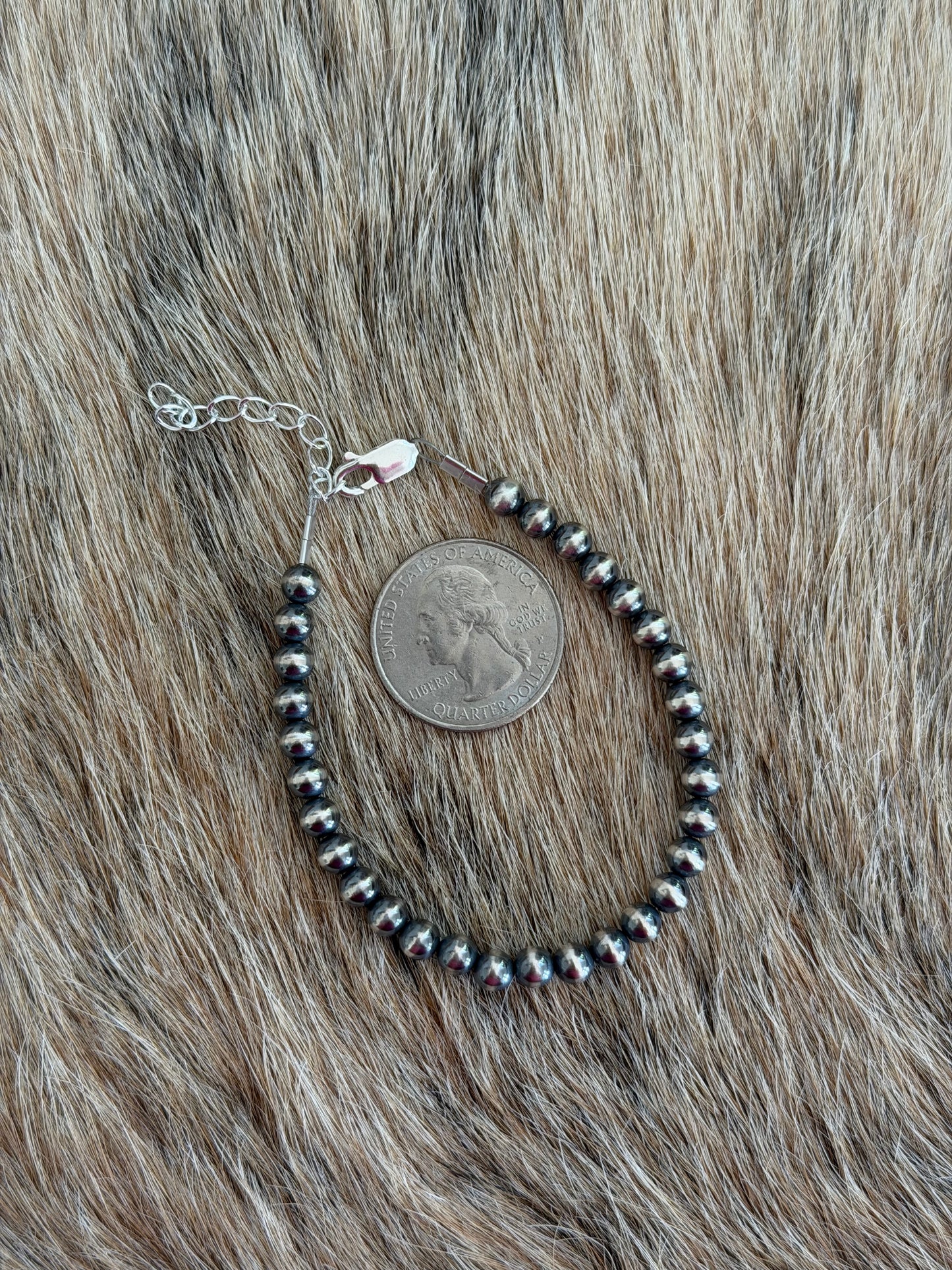5mm Sterling Pearl Bracelet