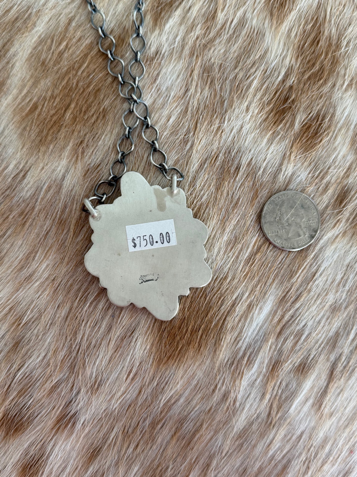 Turquoise Cluster Necklace