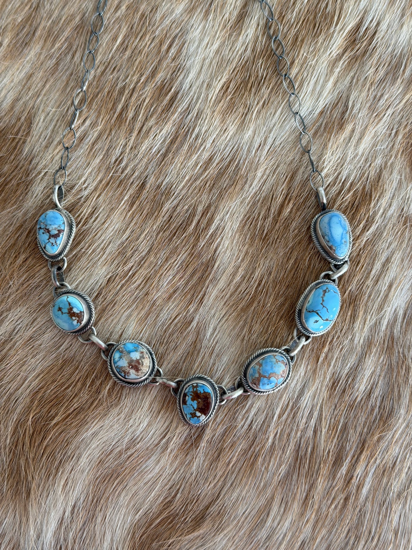 Golden Hills Turquoise Choker Necklace