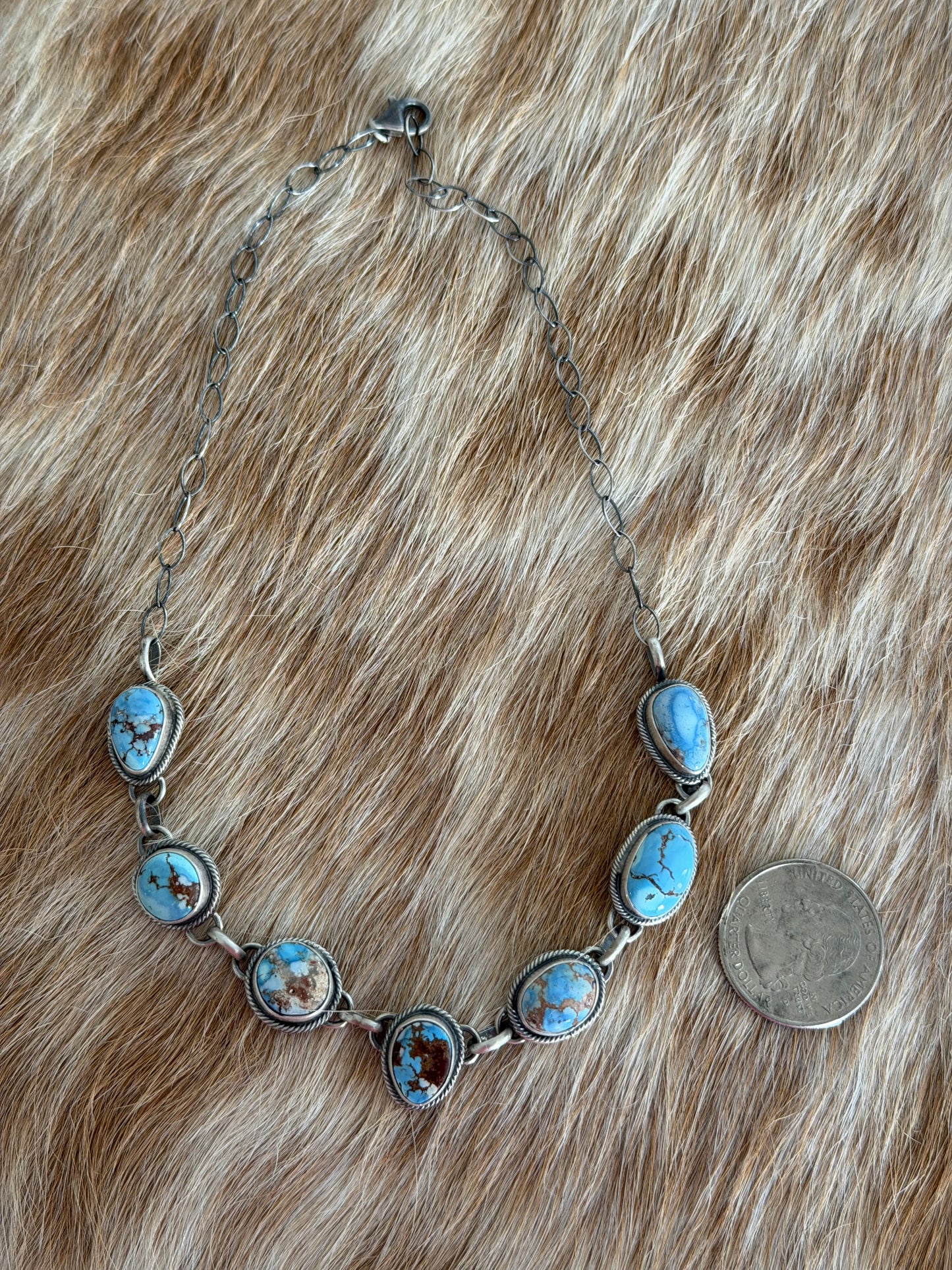 Golden Hills Turquoise Choker Necklace