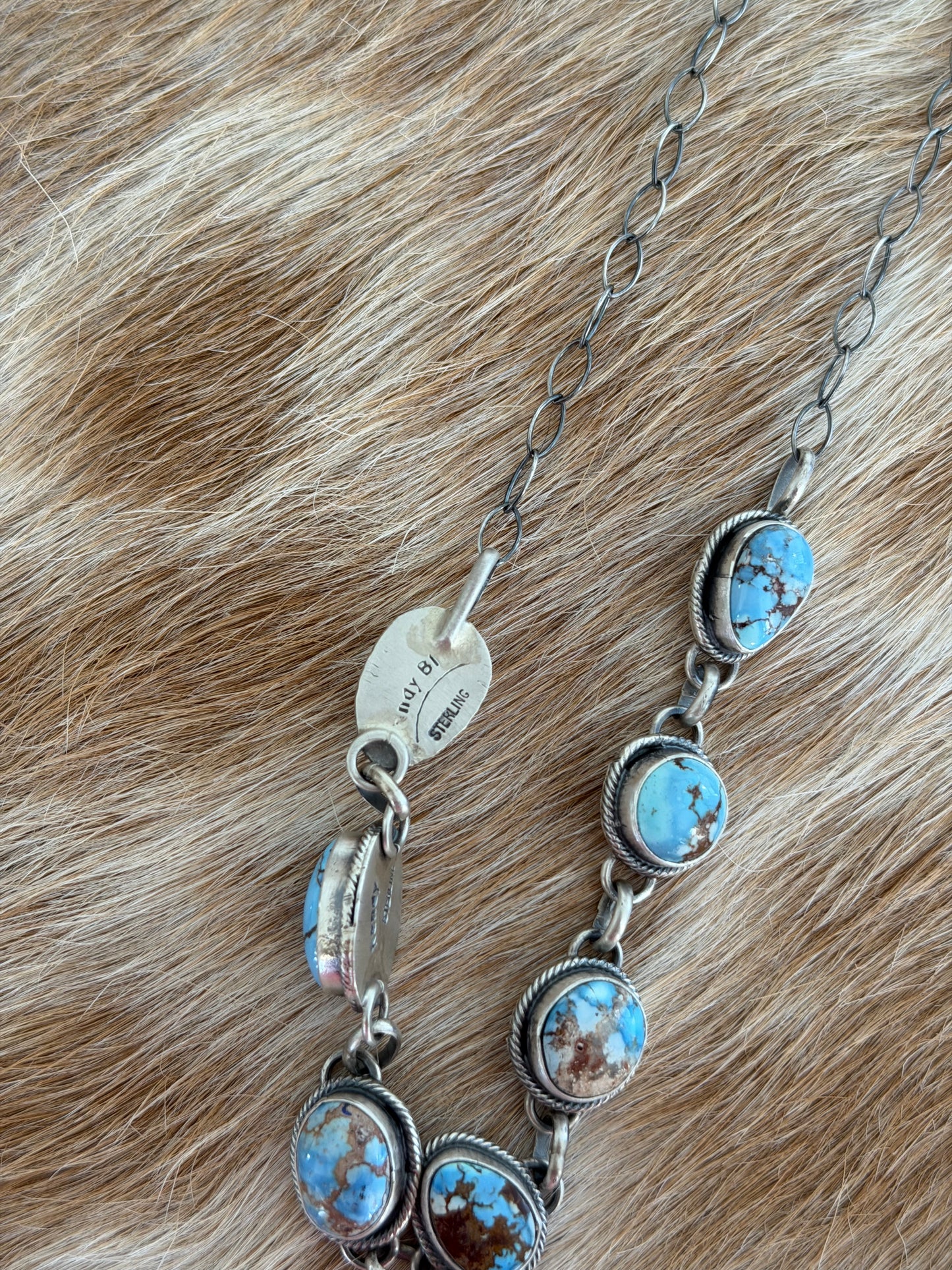 Golden Hills Turquoise Choker Necklace