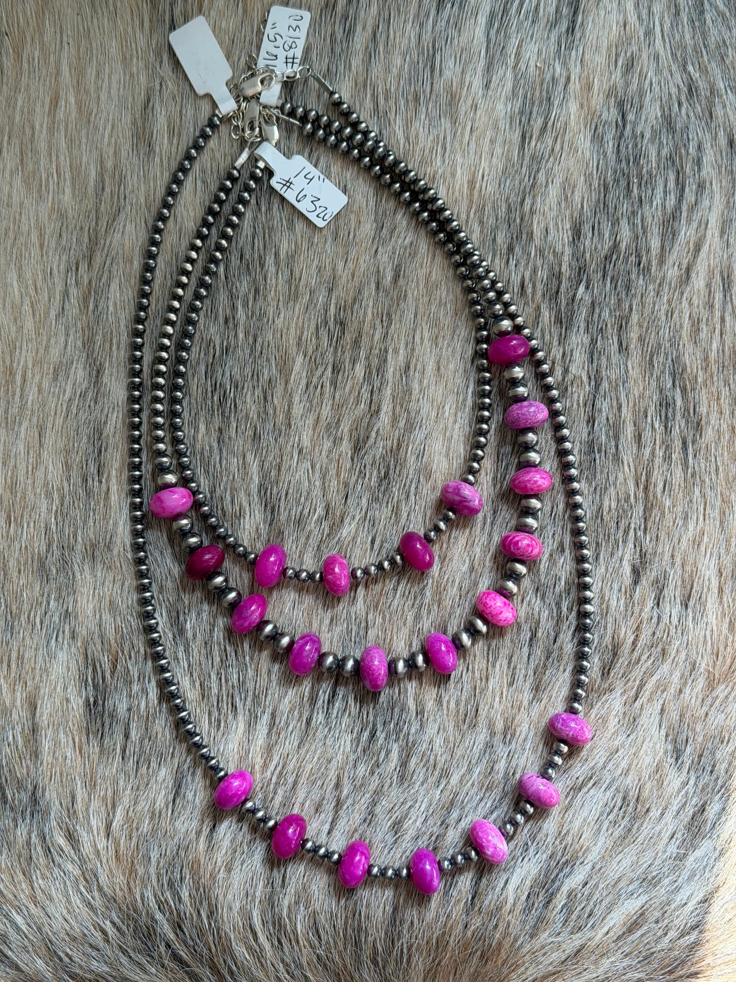 Pink Jade Necklace Bundle