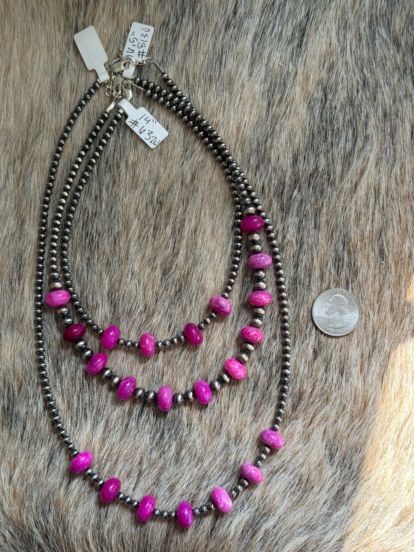 Pink Jade Necklace Bundle