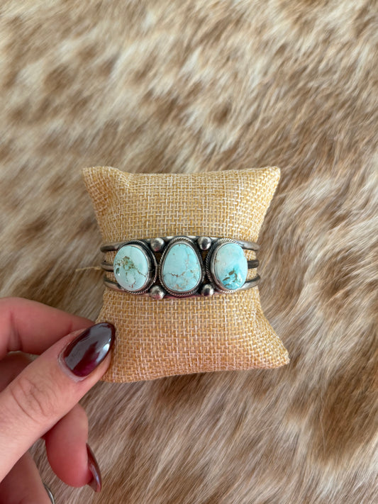 Dry Creek Turquoise Cluster Cuff