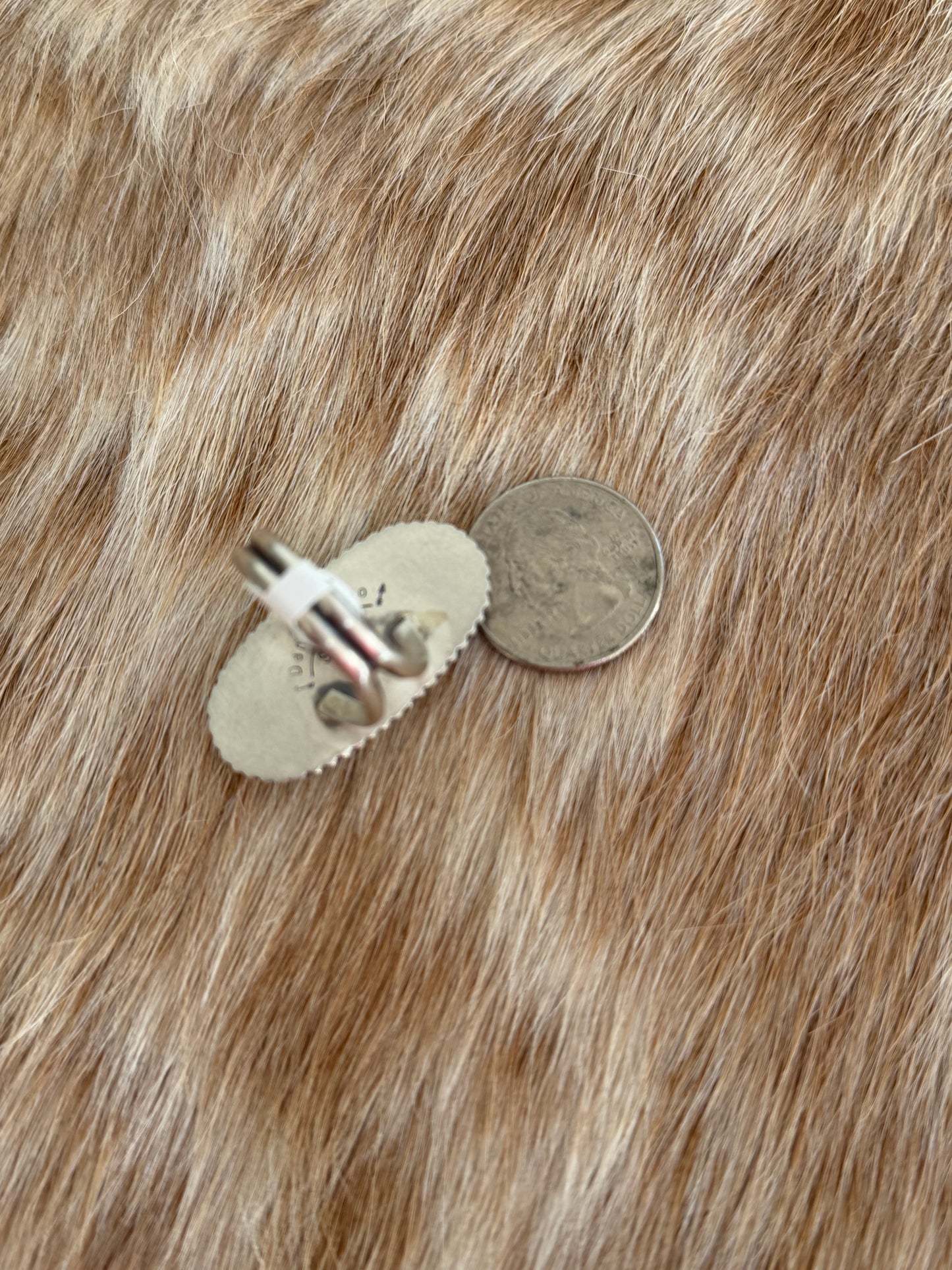 Adjustable Golden Hills Turquoise Ring