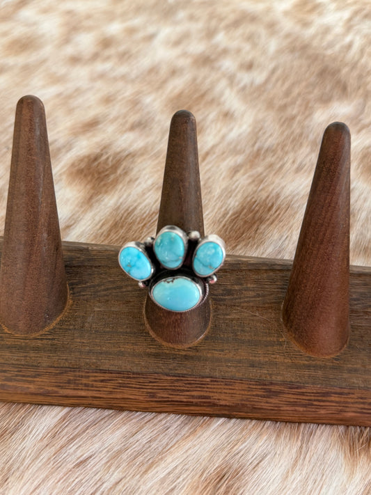Adjustable Turquoise Ring