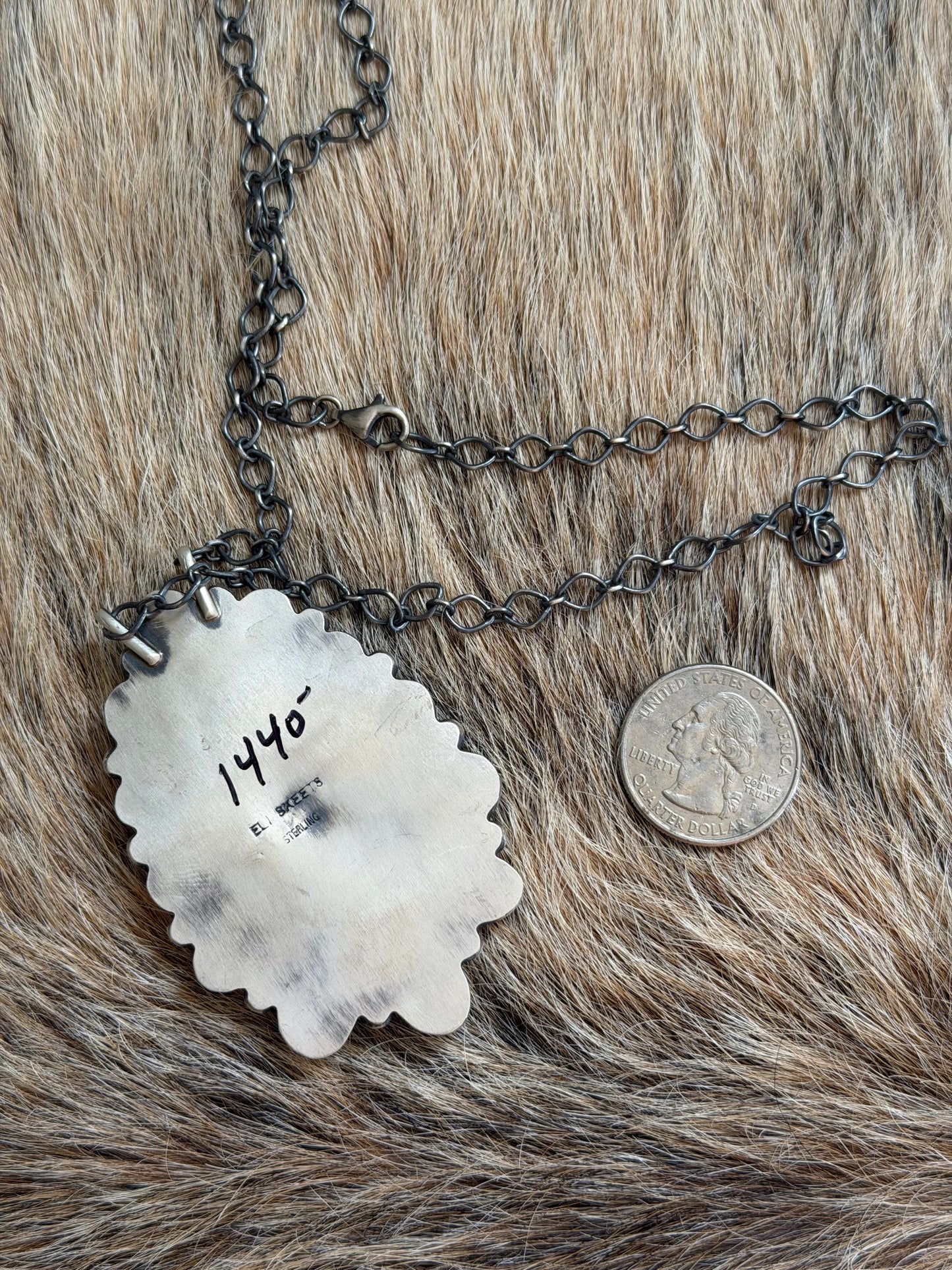 Golden Hills Turquoise Cluster Necklace