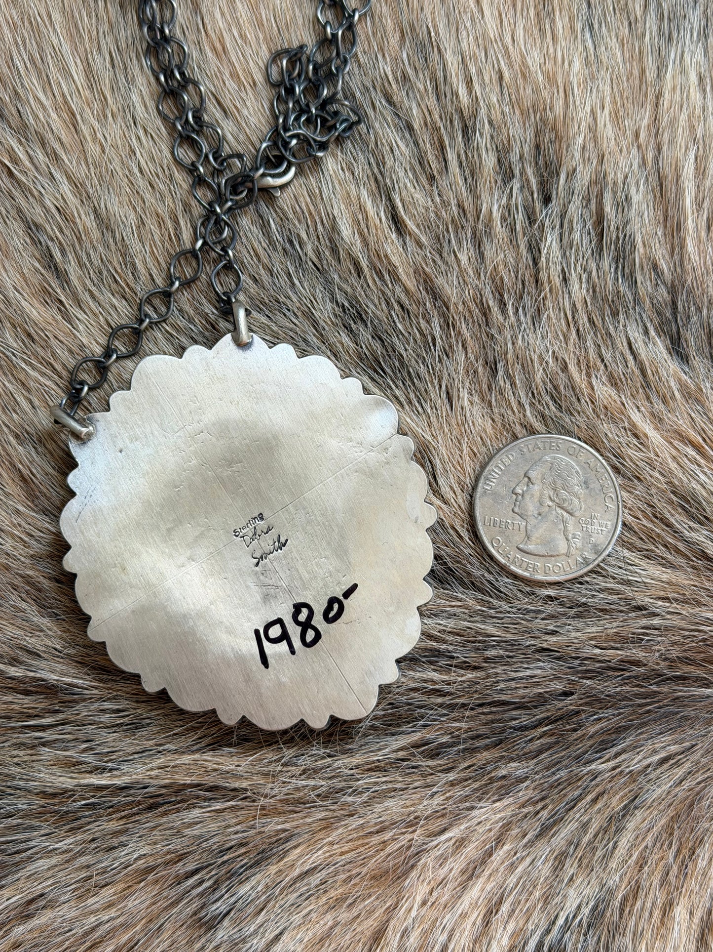 Golden Hills Turquoise and White Buffalo Cluster Necklace