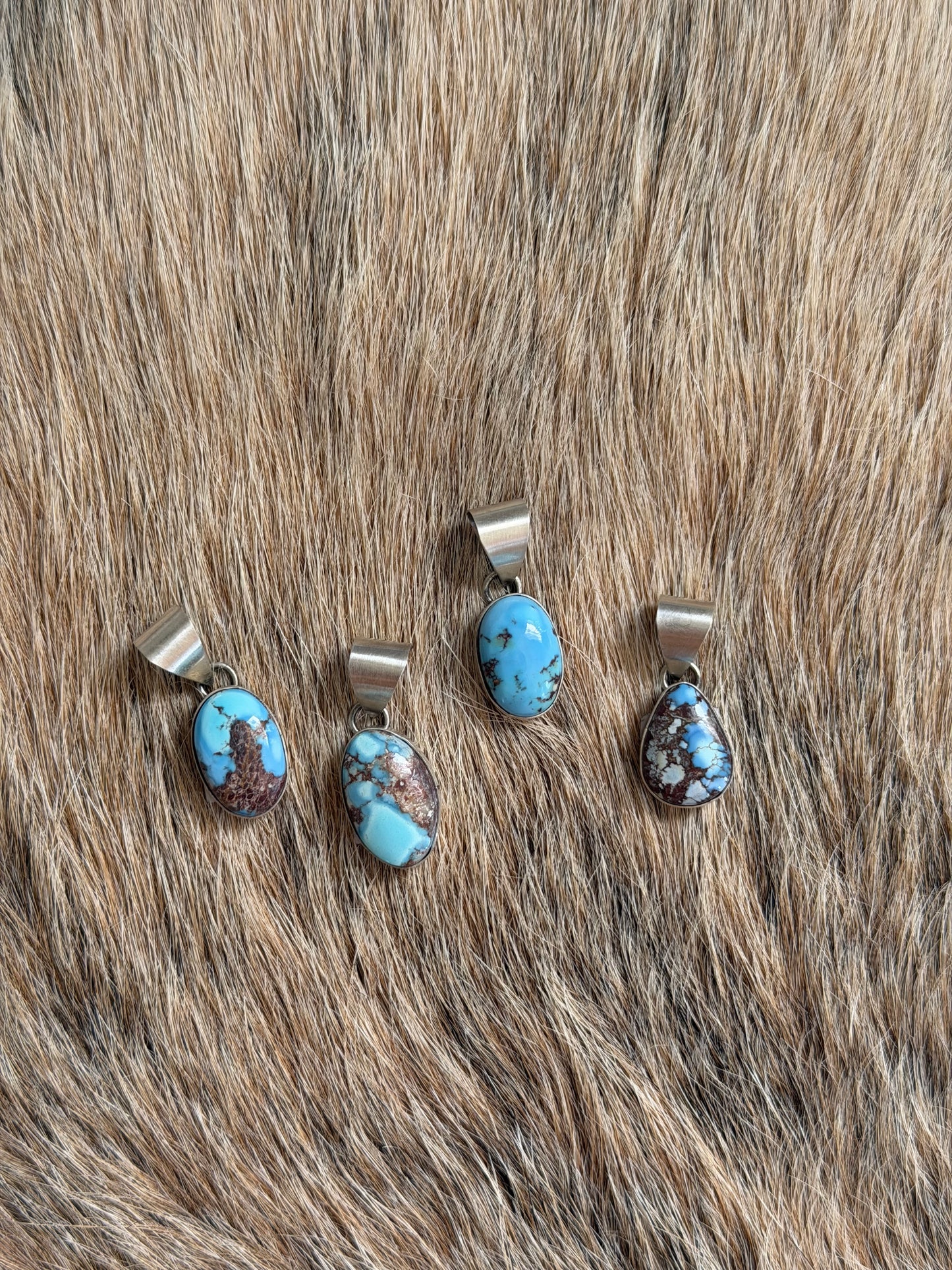 Golden Hills Turquoise Dainty Pendant