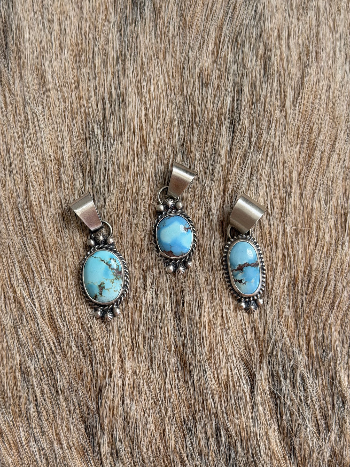 Golden Hills Turquoise Dainty Pendant