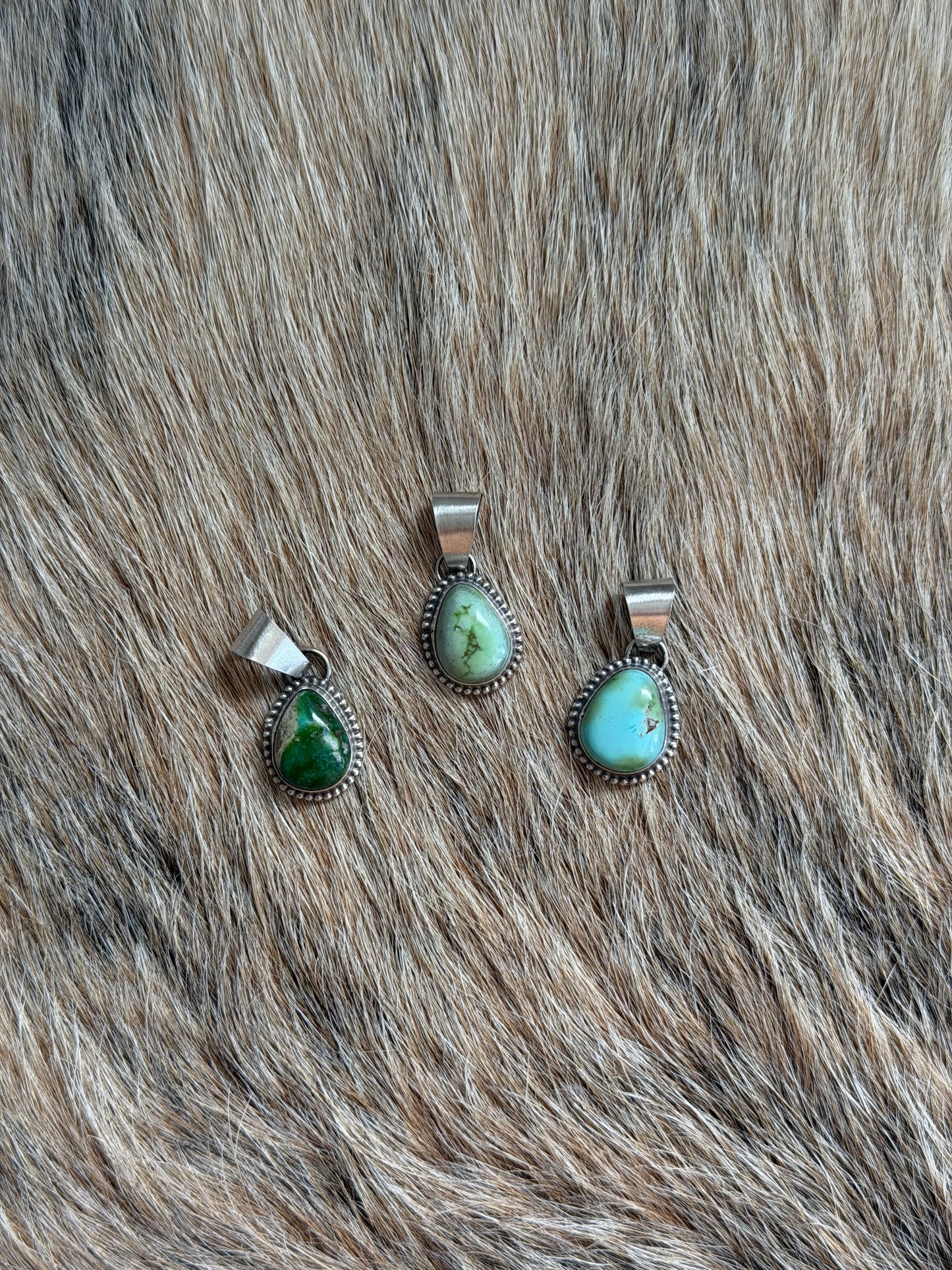 Sonoran Gold Turquoise Dainty Pendant