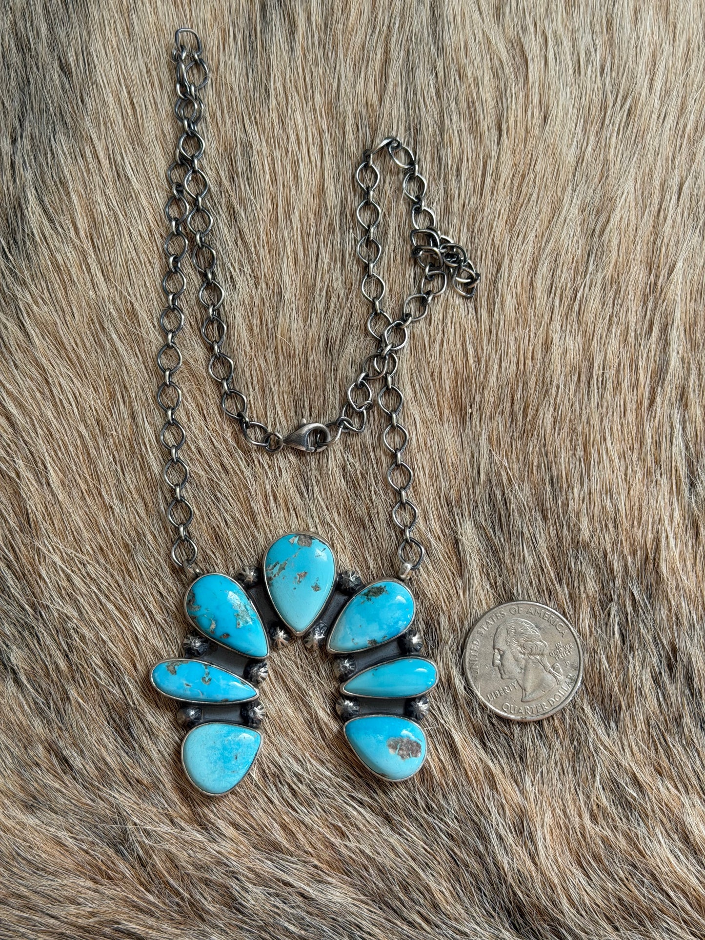 Turquoise Naja Necklace